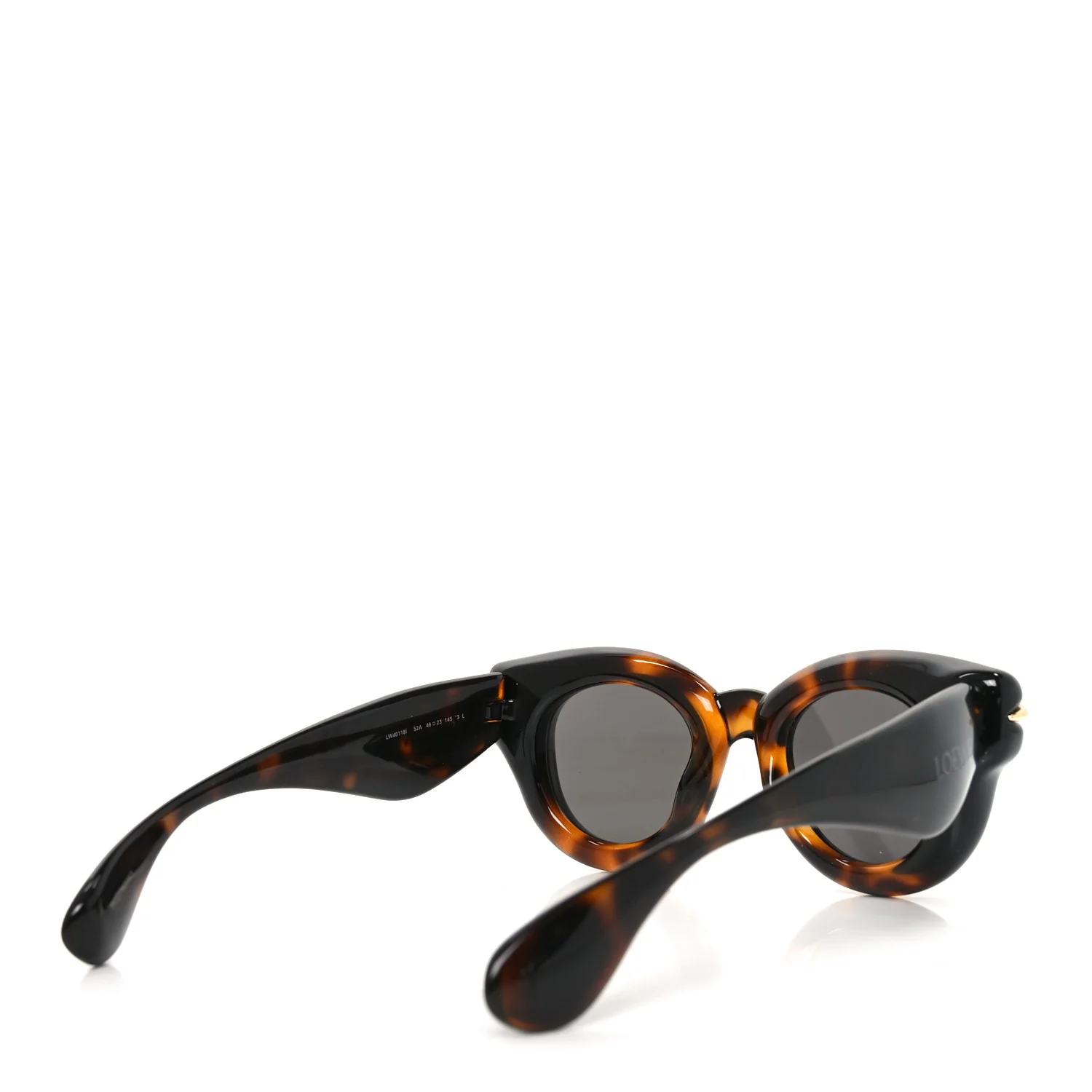 Acetate Inflated Cat-Eye Sunglasses LW40118I Tortoise - Image 4