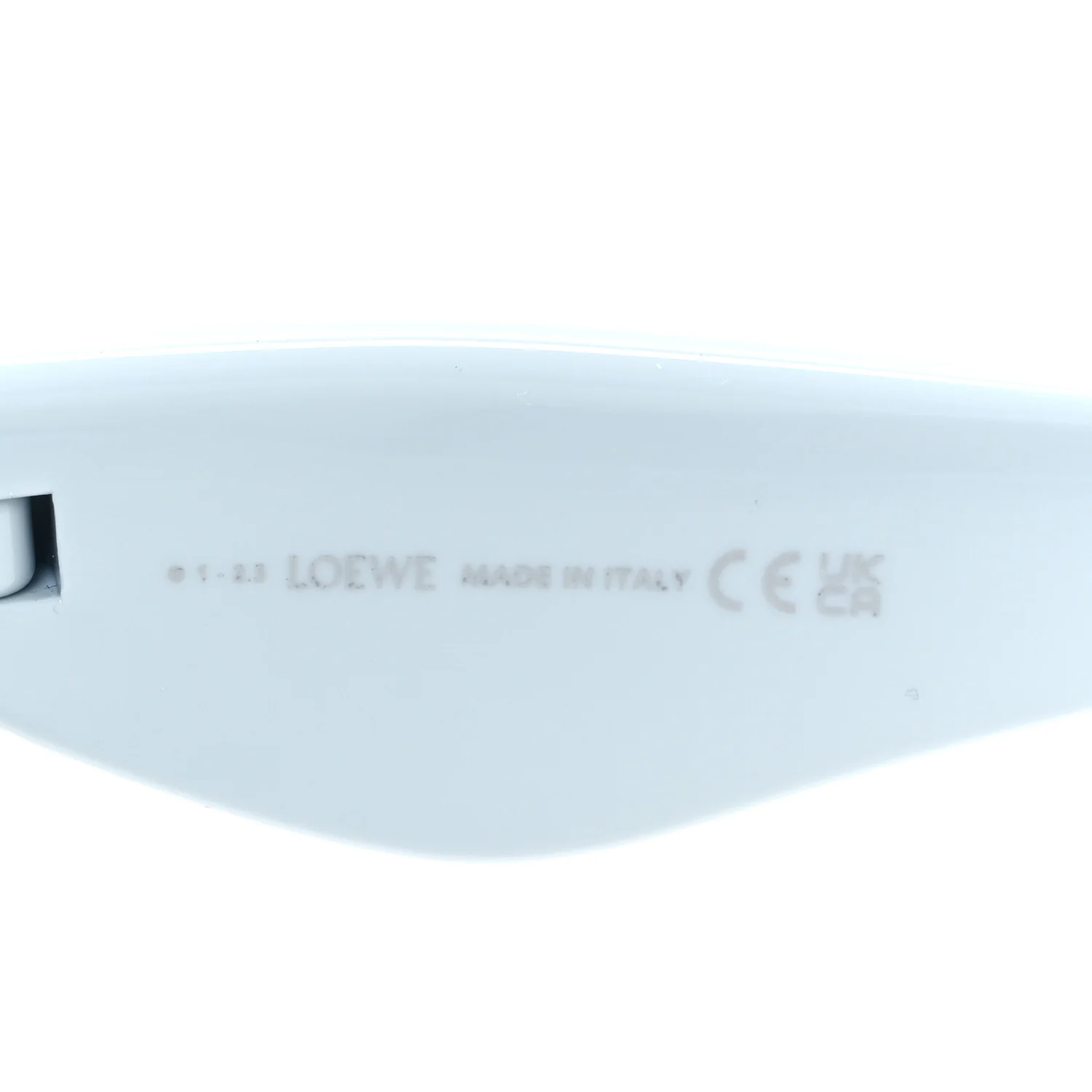 Acetate Inflated Round Sunglasses LW40118I Light Blue - Image 5