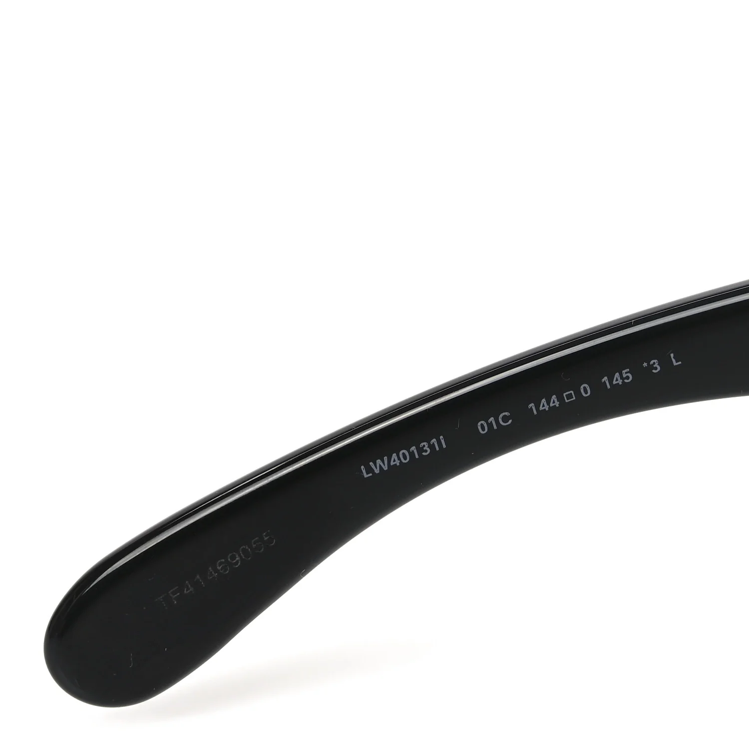 Acetate Mirror Mask Sunglasses LW40131I Black Smoke - Image 6