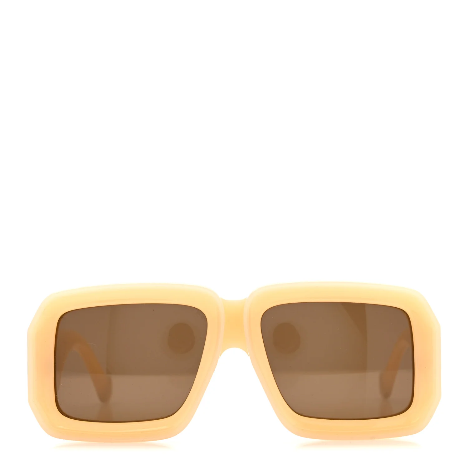 Acetate Paula's Ibiza Dive In Mask Sunglasses LW40064U Beige - Image 2