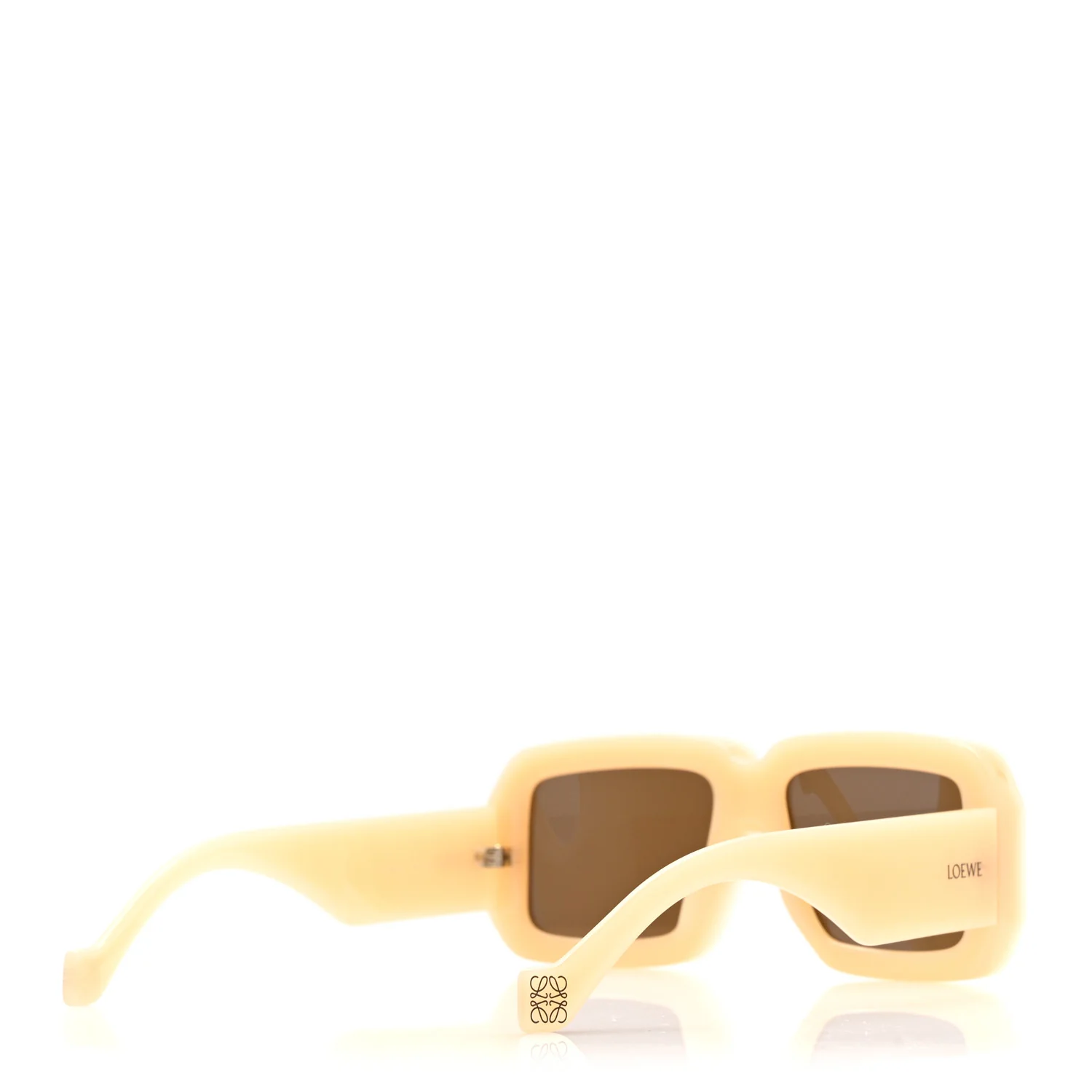 Acetate Paula's Ibiza Dive In Mask Sunglasses LW40064U Beige - Image 4