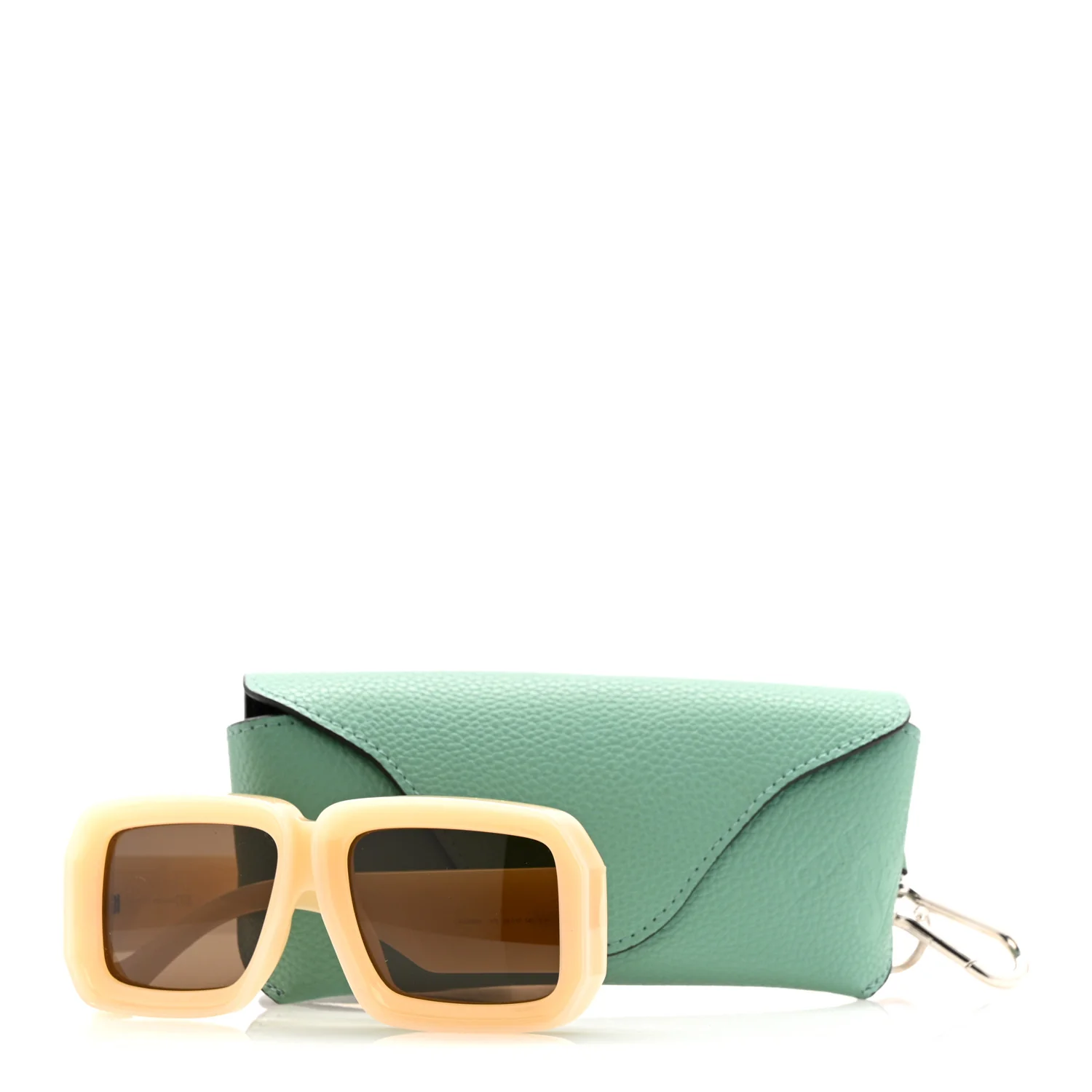 Acetate Paula's Ibiza Dive In Mask Sunglasses LW40064U Beige - Image 7