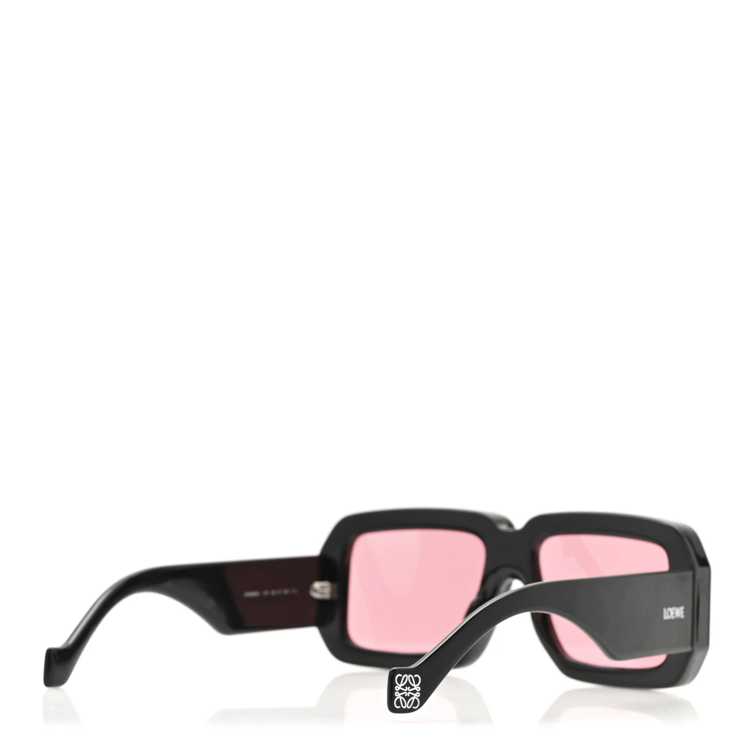 Acetate Paula's Ibiza Dive In Mask Sunglasses LW40064U Black Pink - Image 4