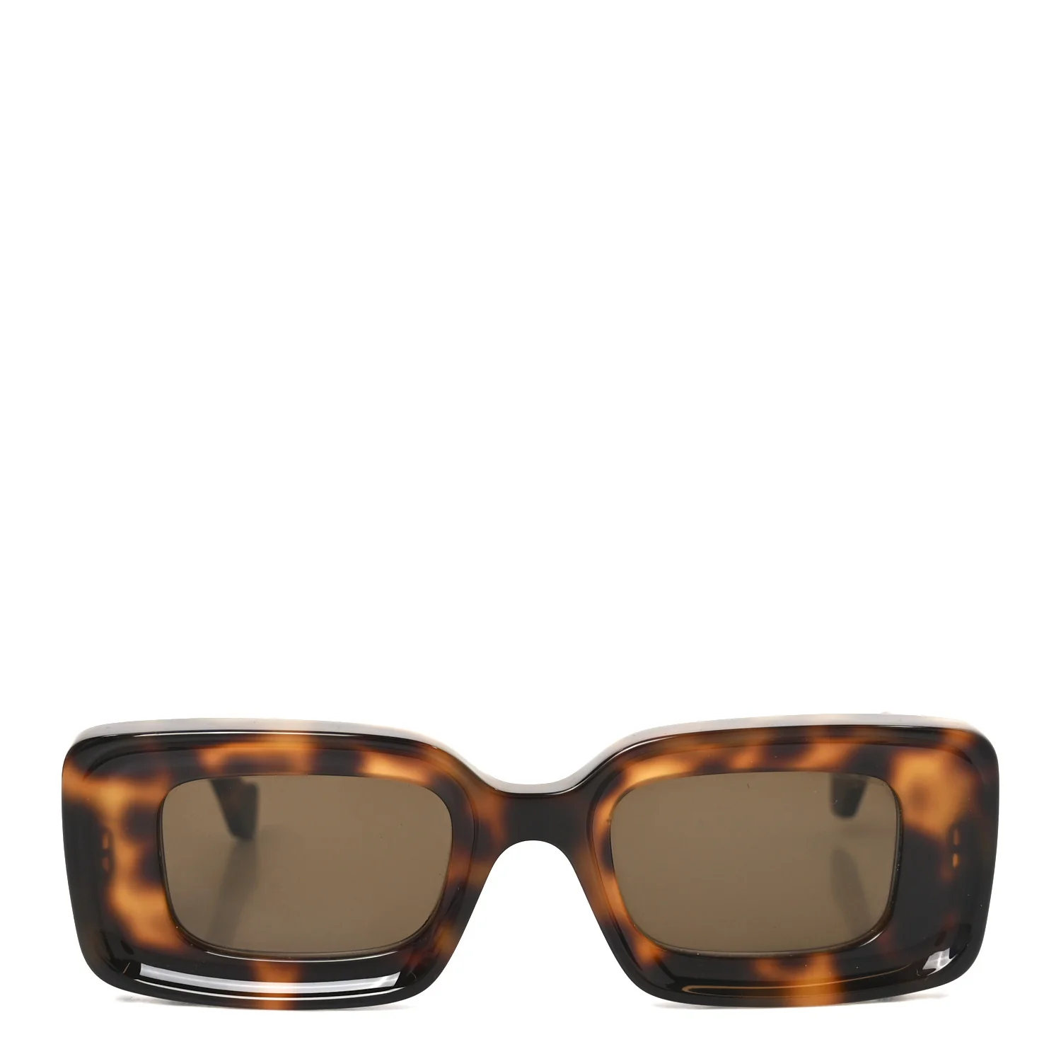 Acetate Rectangular Sunglasses LW40101I Tortoise - Image 2