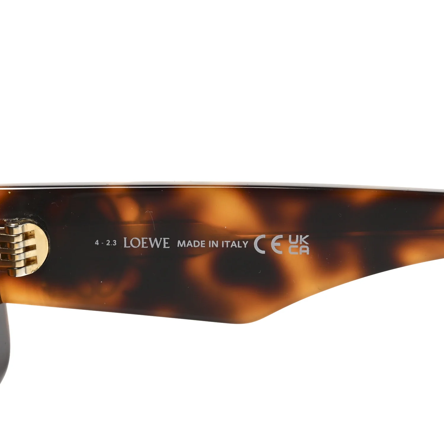 Acetate Rectangular Sunglasses LW40101I Tortoise - Image 5