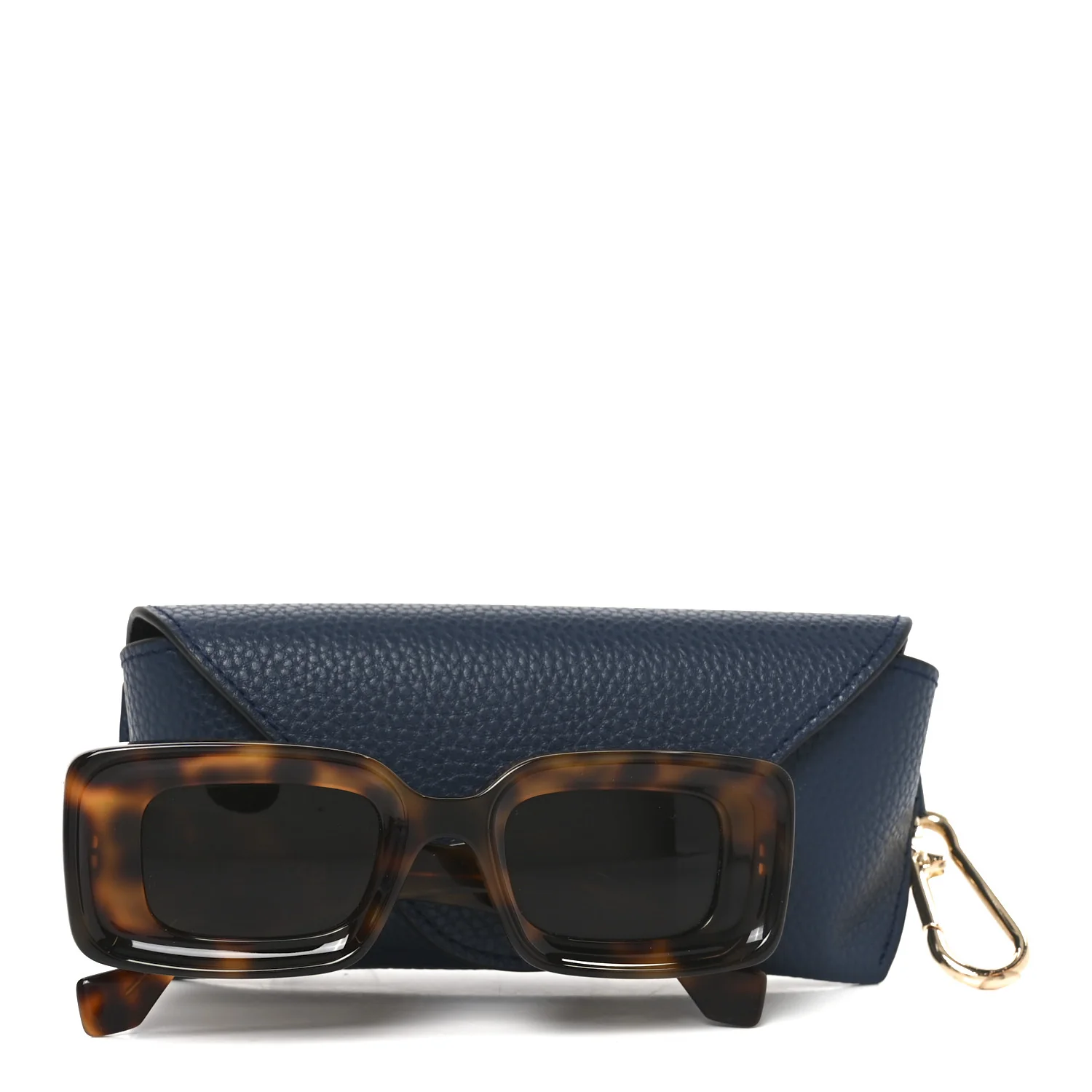 Acetate Rectangular Sunglasses LW40101I Tortoise - Image 7