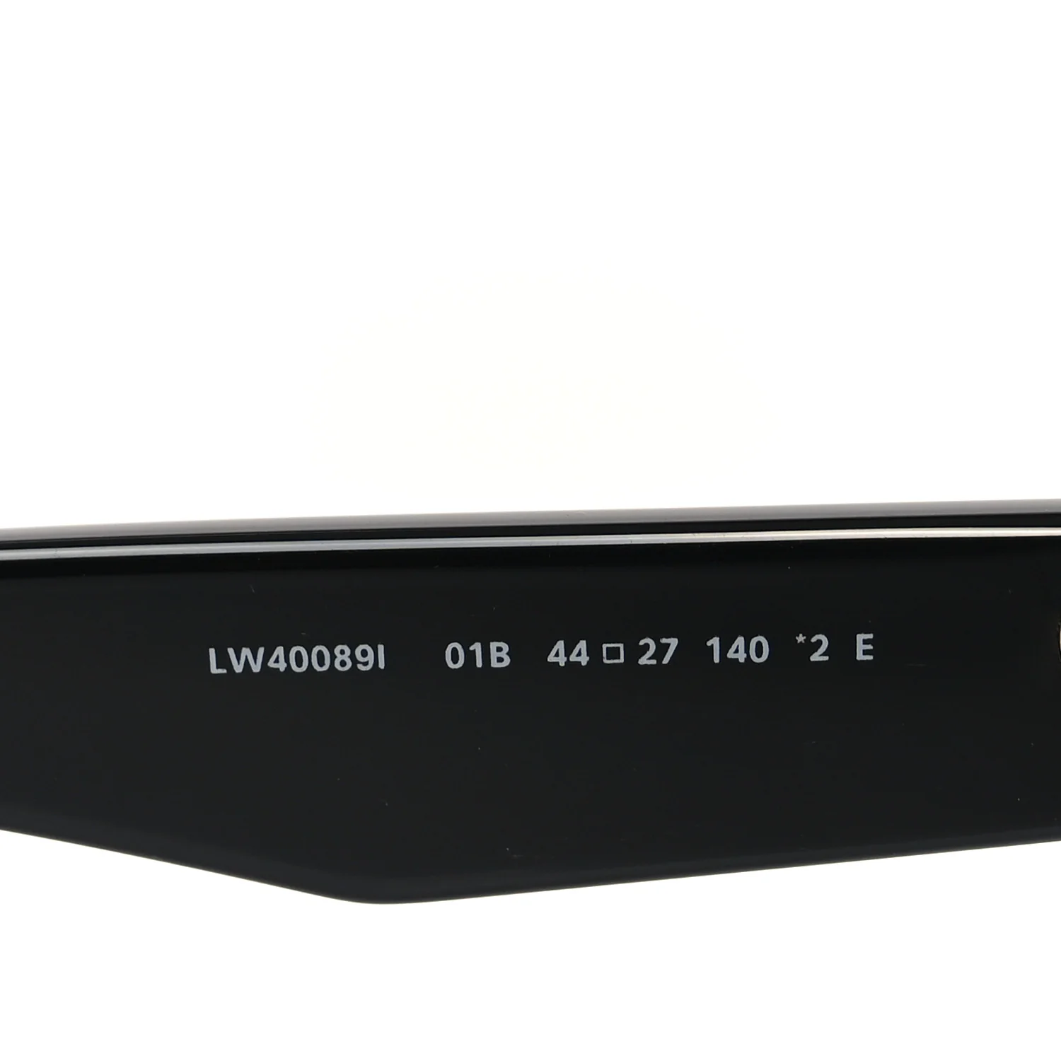 Acetate Round Sunglasses LW40089I Black - Image 6