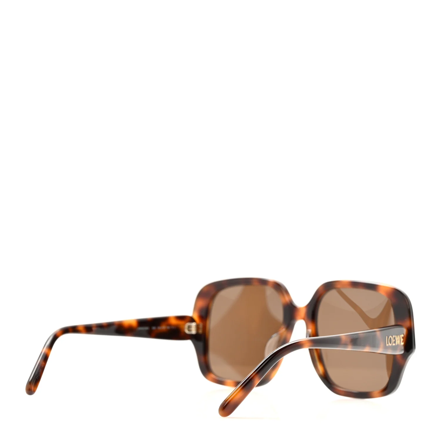 Acetate Square Sunglasses LW40134U Tortoise - Image 7