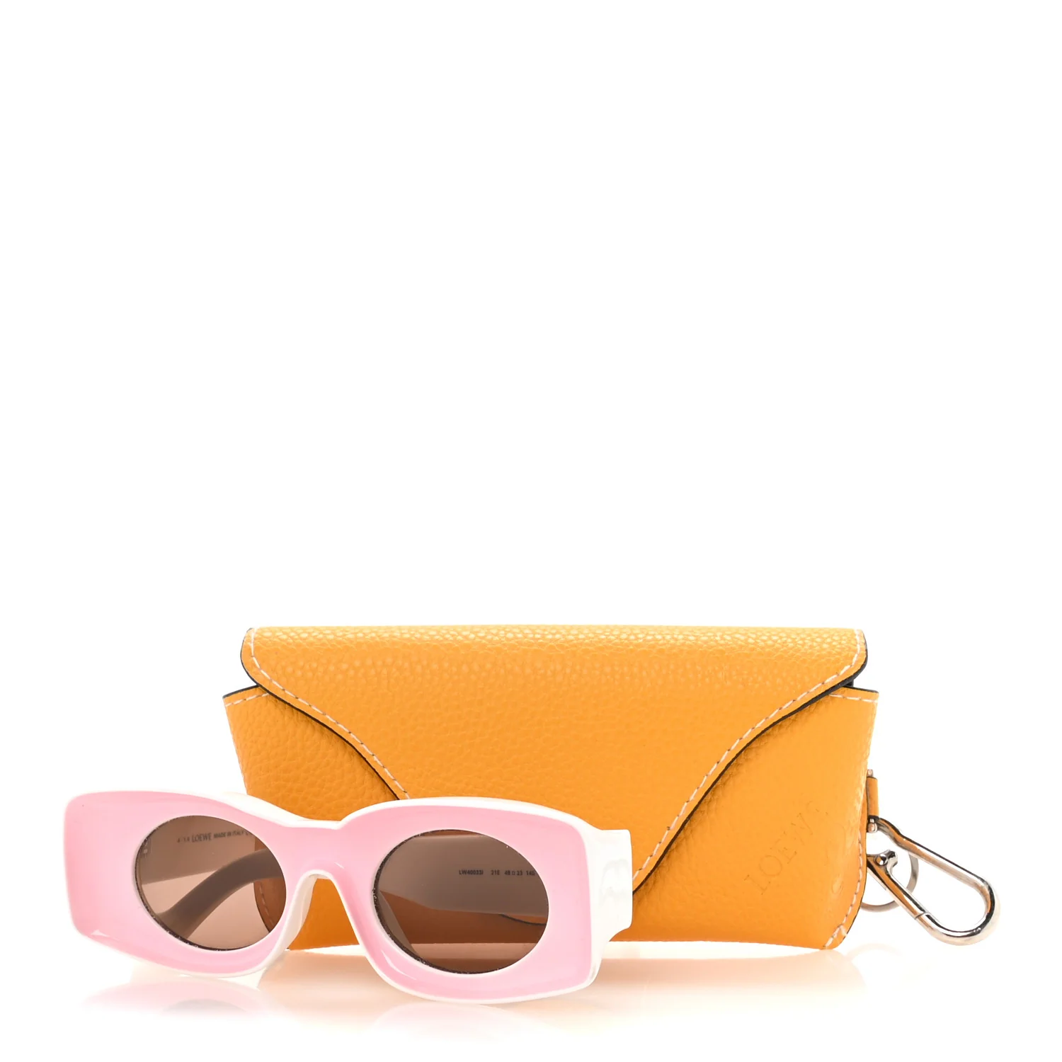 Acetate Sunglasses LW40033I White Pink - Image 8