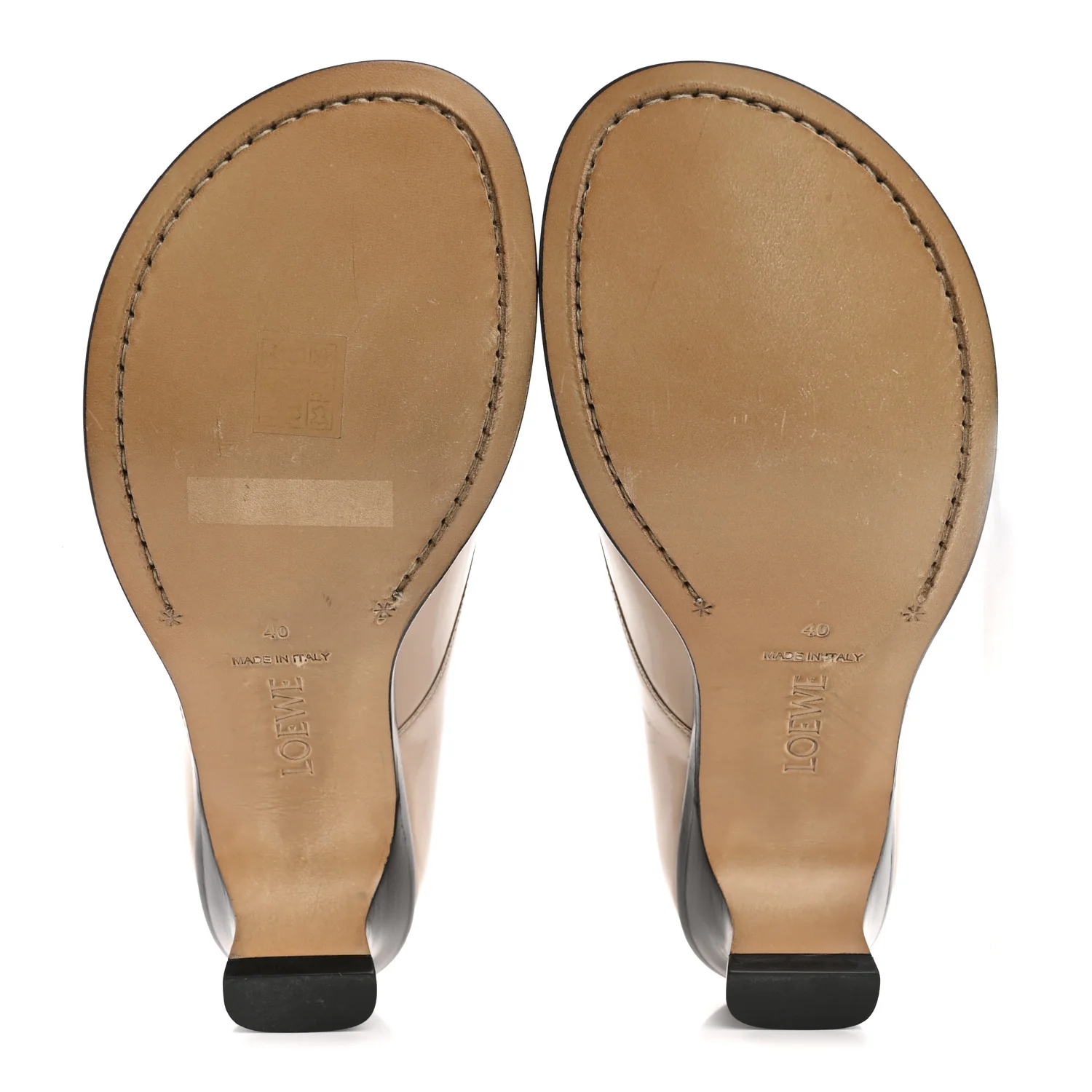Brushed Calfskin Campo Derby Loafers 40 Light Pink - Image 6