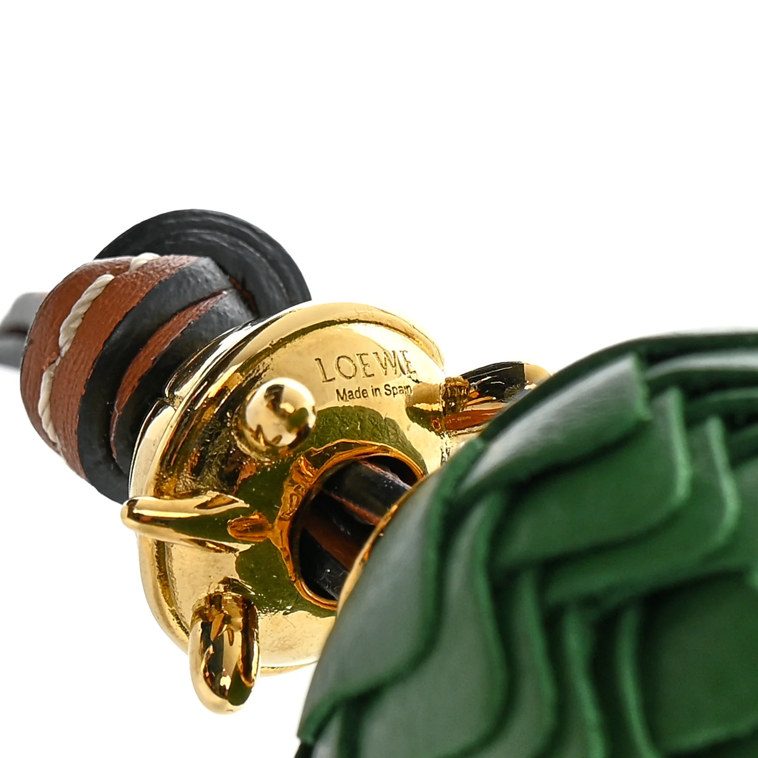 Calfskin Dice Turtle Bag Charm - Image 4