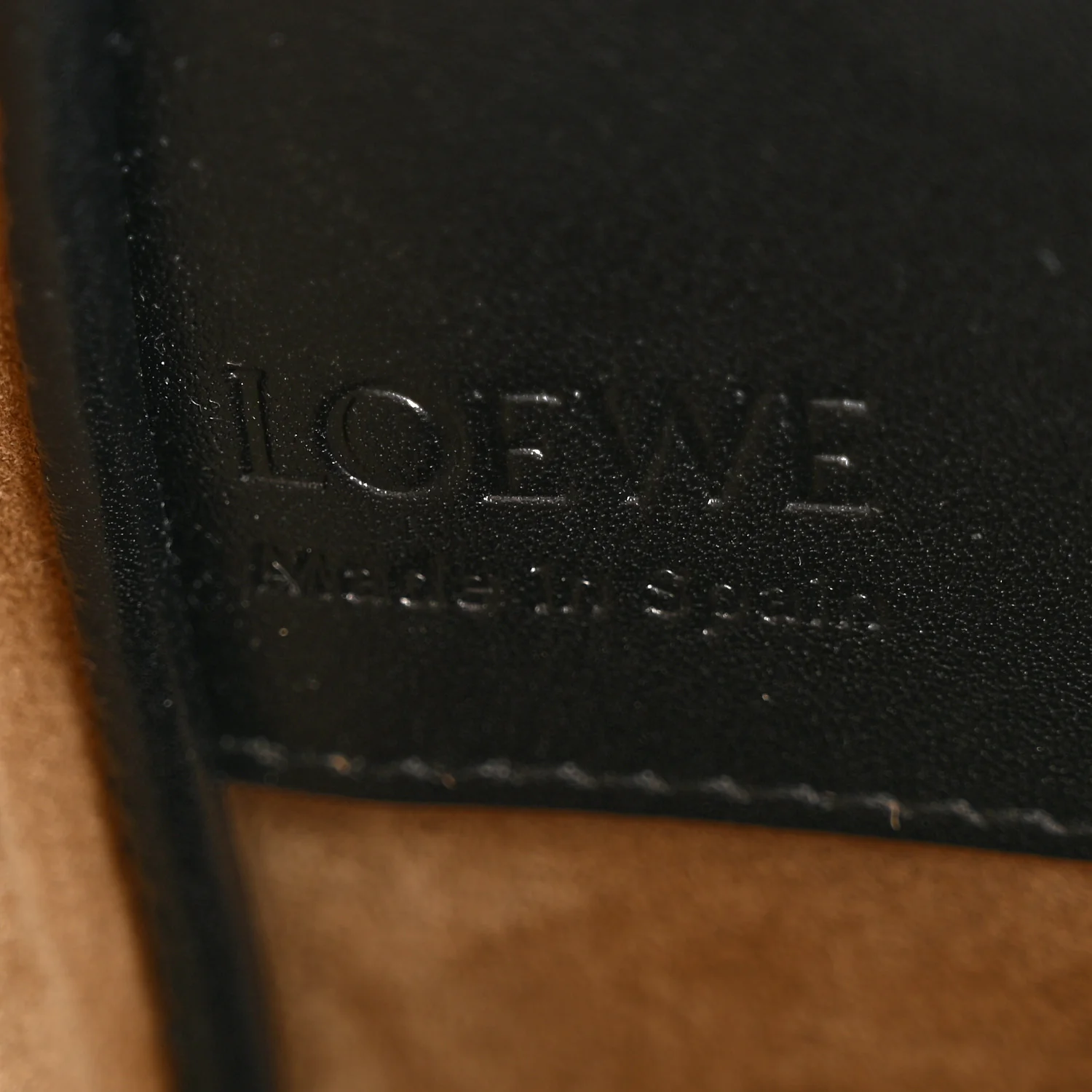 Calfskin Hammock Slice Bag Black - Image 6