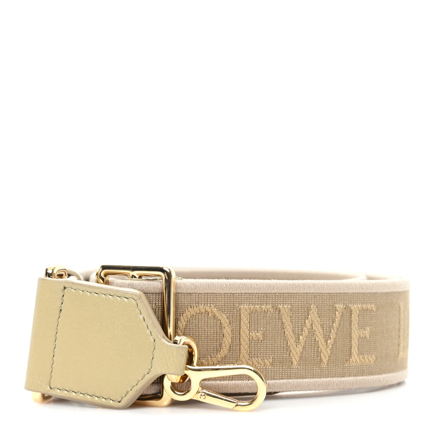 Calfskin Jacquard Anagram Strap Artichoke