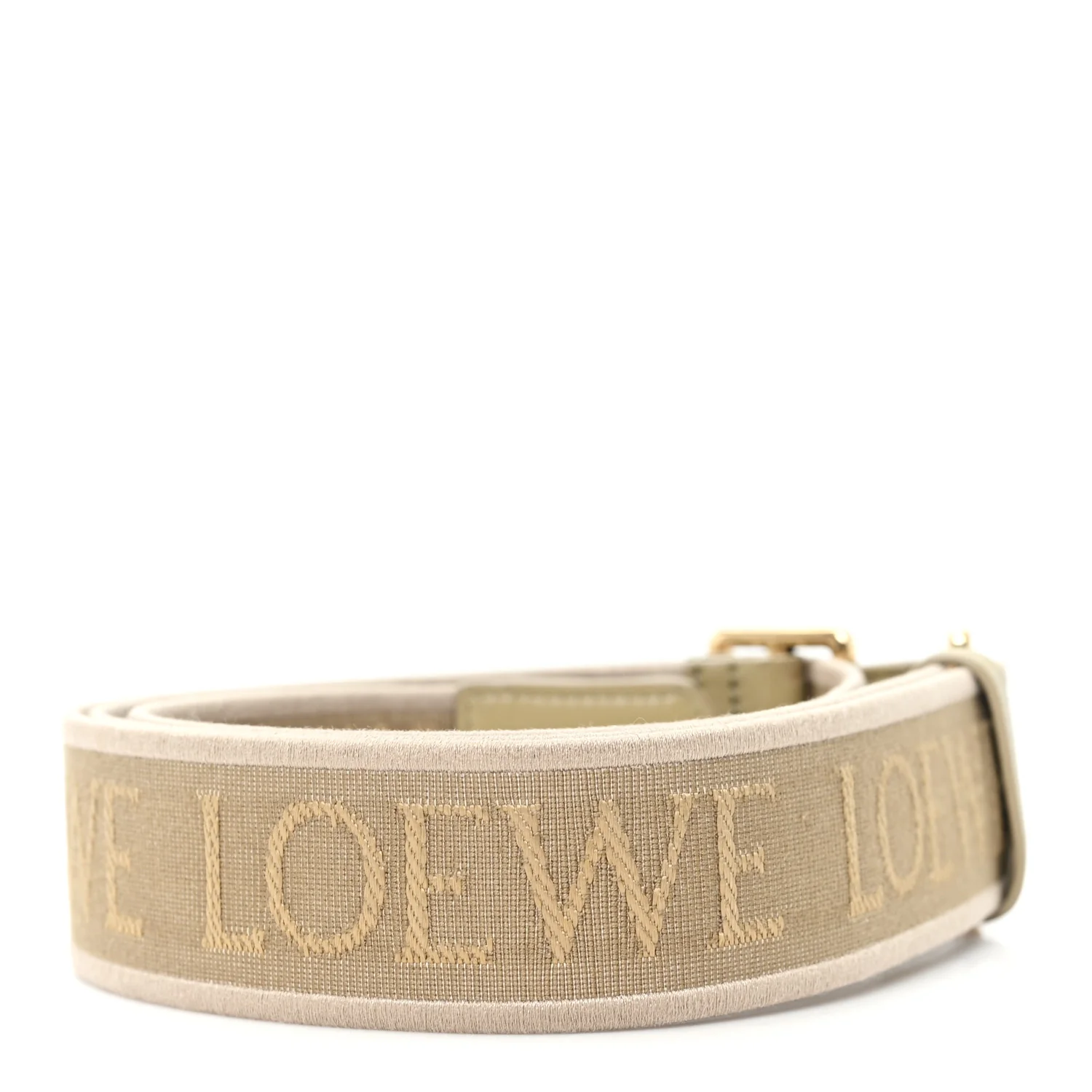 Calfskin Jacquard Anagram Strap Artichoke - Image 2