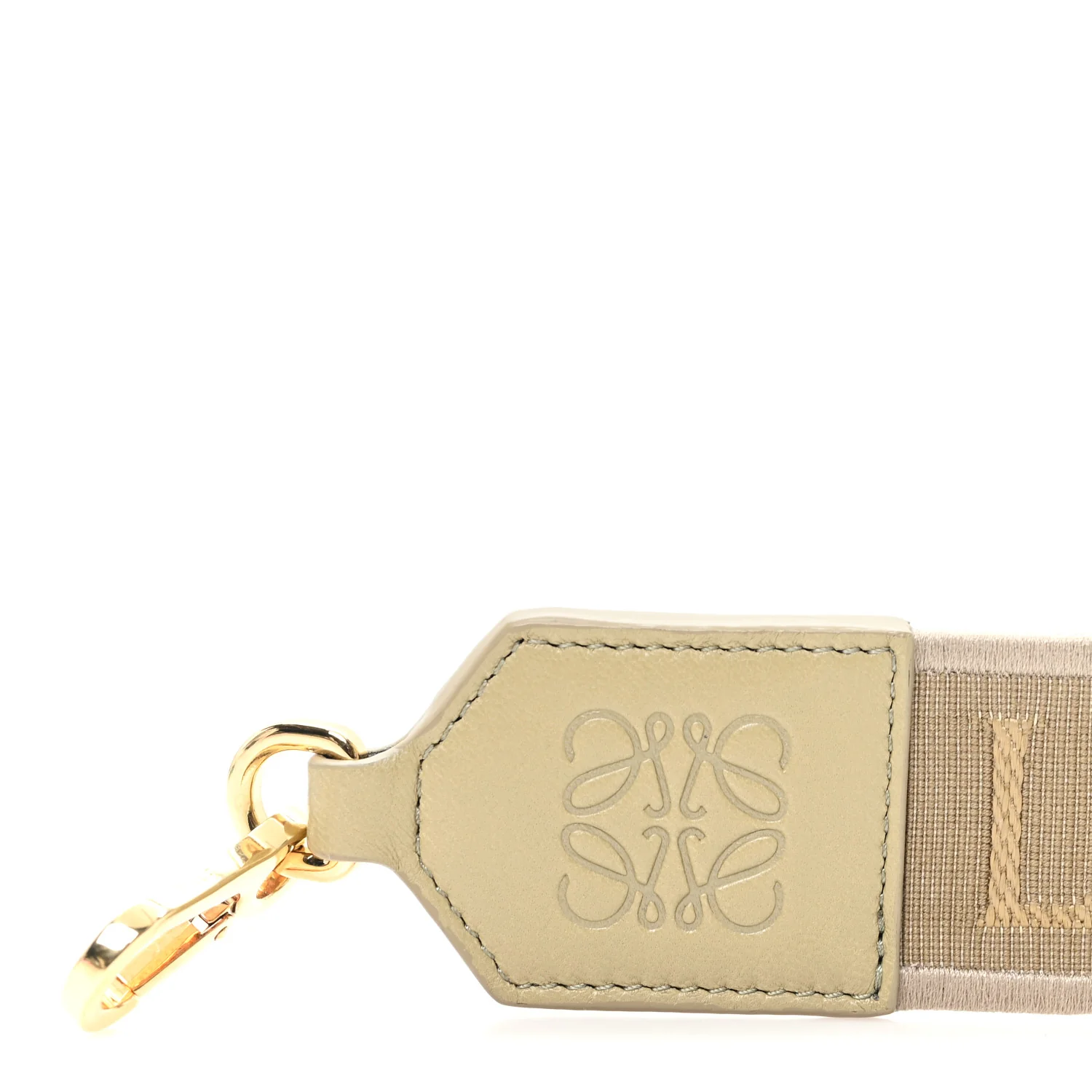 Calfskin Jacquard Anagram Strap Artichoke - Image 3