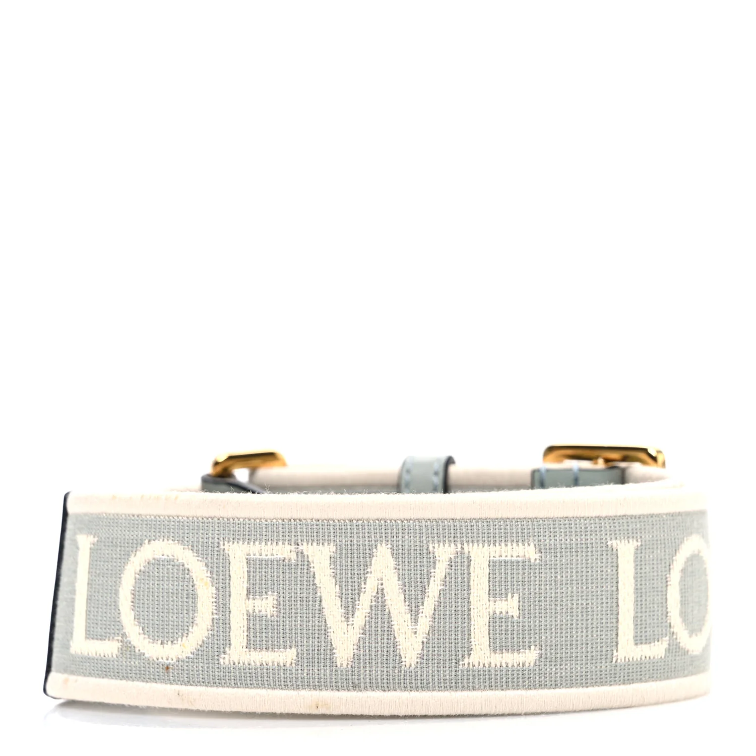 Calfskin Jacquard Anagram Strap Ash Grey - Image 2