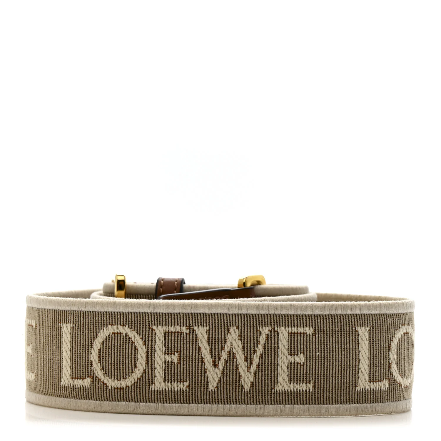 Calfskin Jacquard Anagram Strap Oak - Image 2