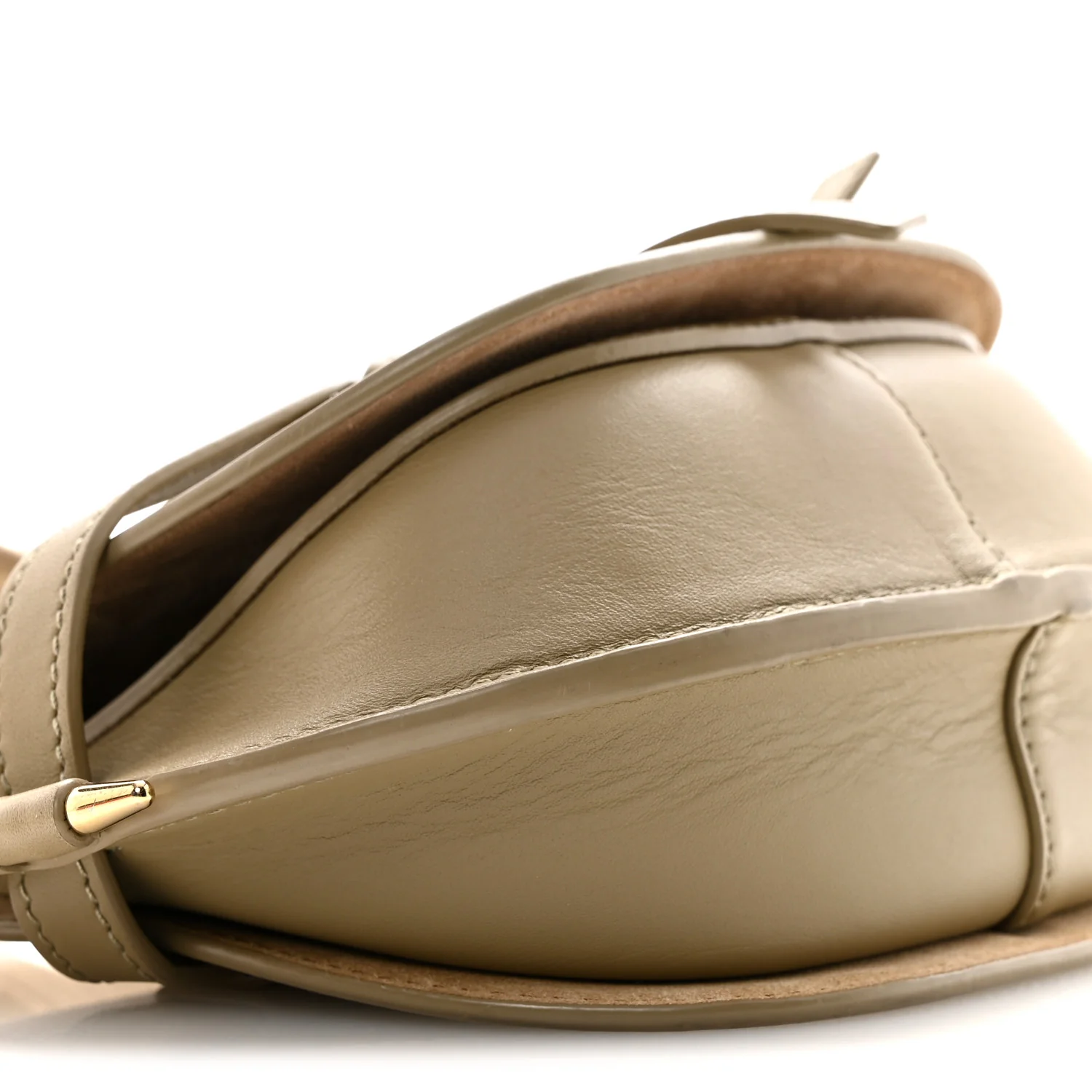 Calfskin Jacquard Mini Gate Dual Bag Butter - Image 9