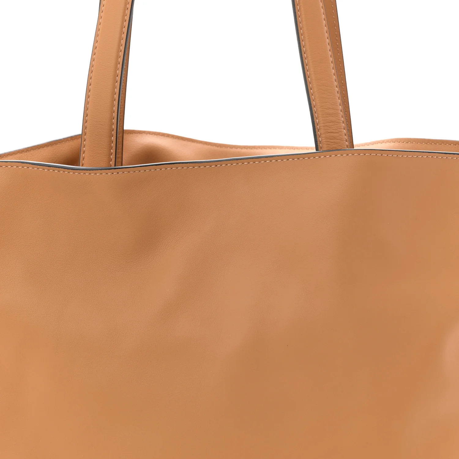 Calfskin Large Flamenco Knot Bag Warm Desert - Image 8