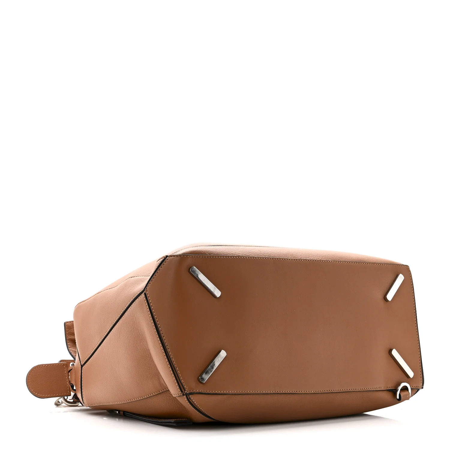Calfskin Large Puzzle Bag Tan - Image 4