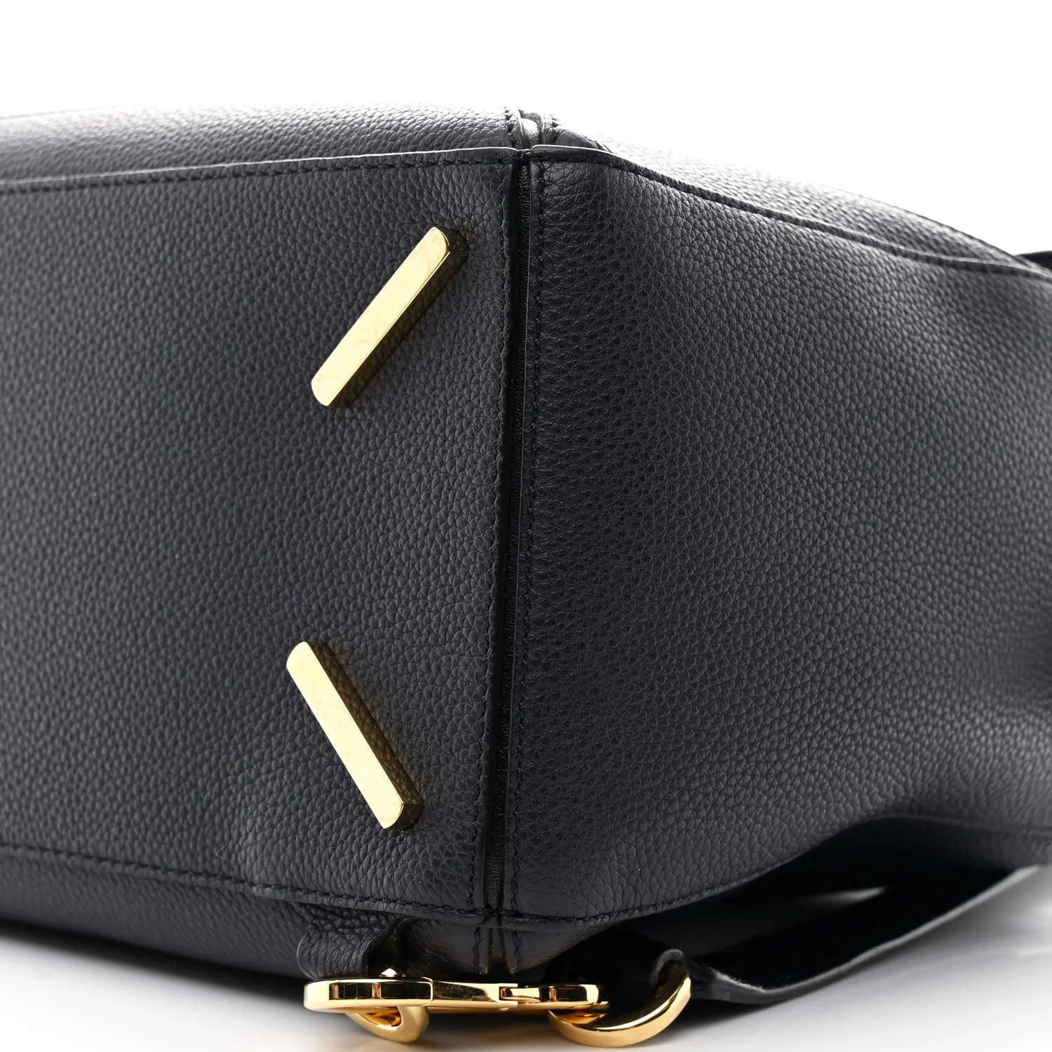 Calfskin Medium Puzzle Bag Midnight Blue Black - Image 9
