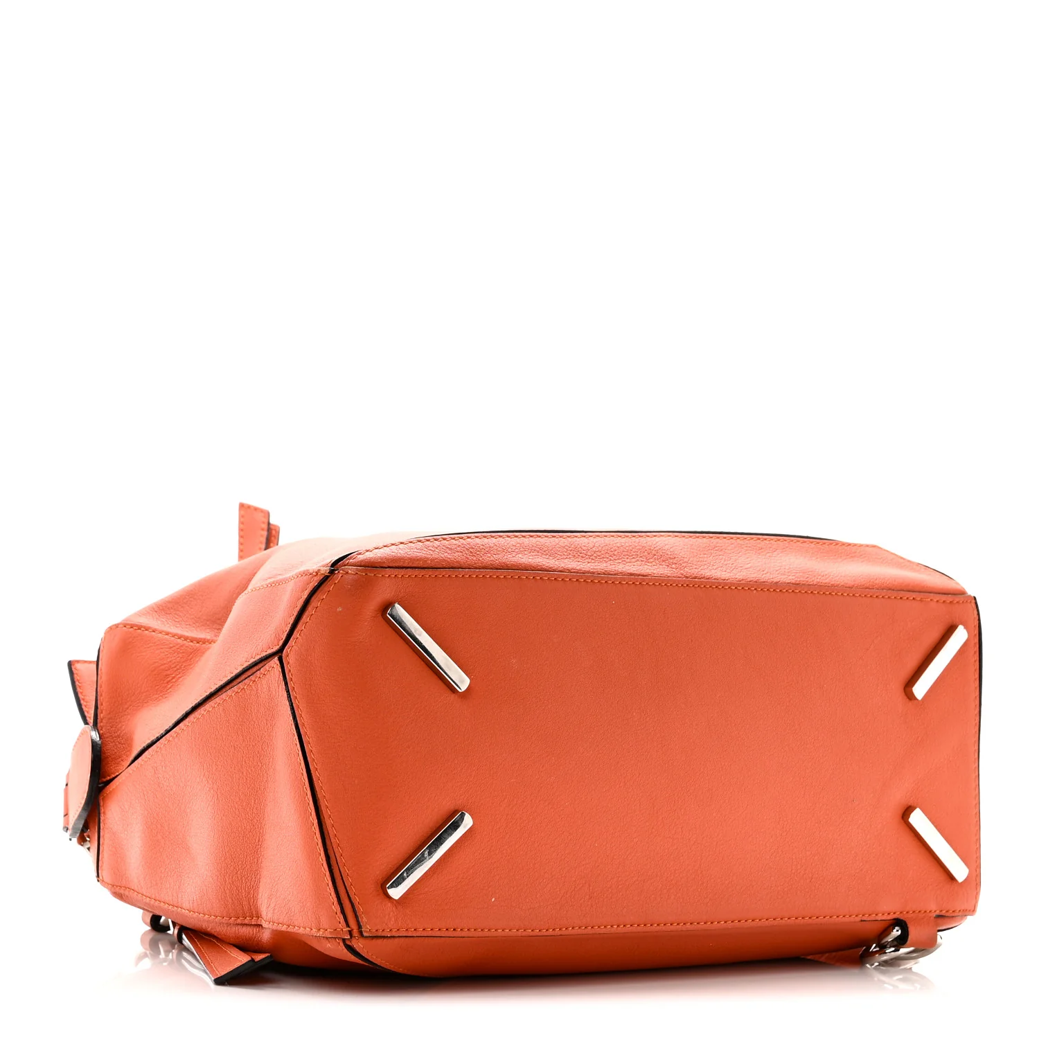 Calfskin Medium Puzzle Bag Orange - Image 4