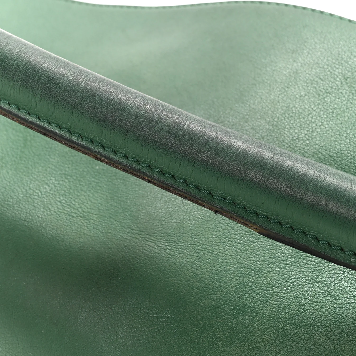 Calfskin Medium Puzzle Bag Sea Water Green White Black - Image 15