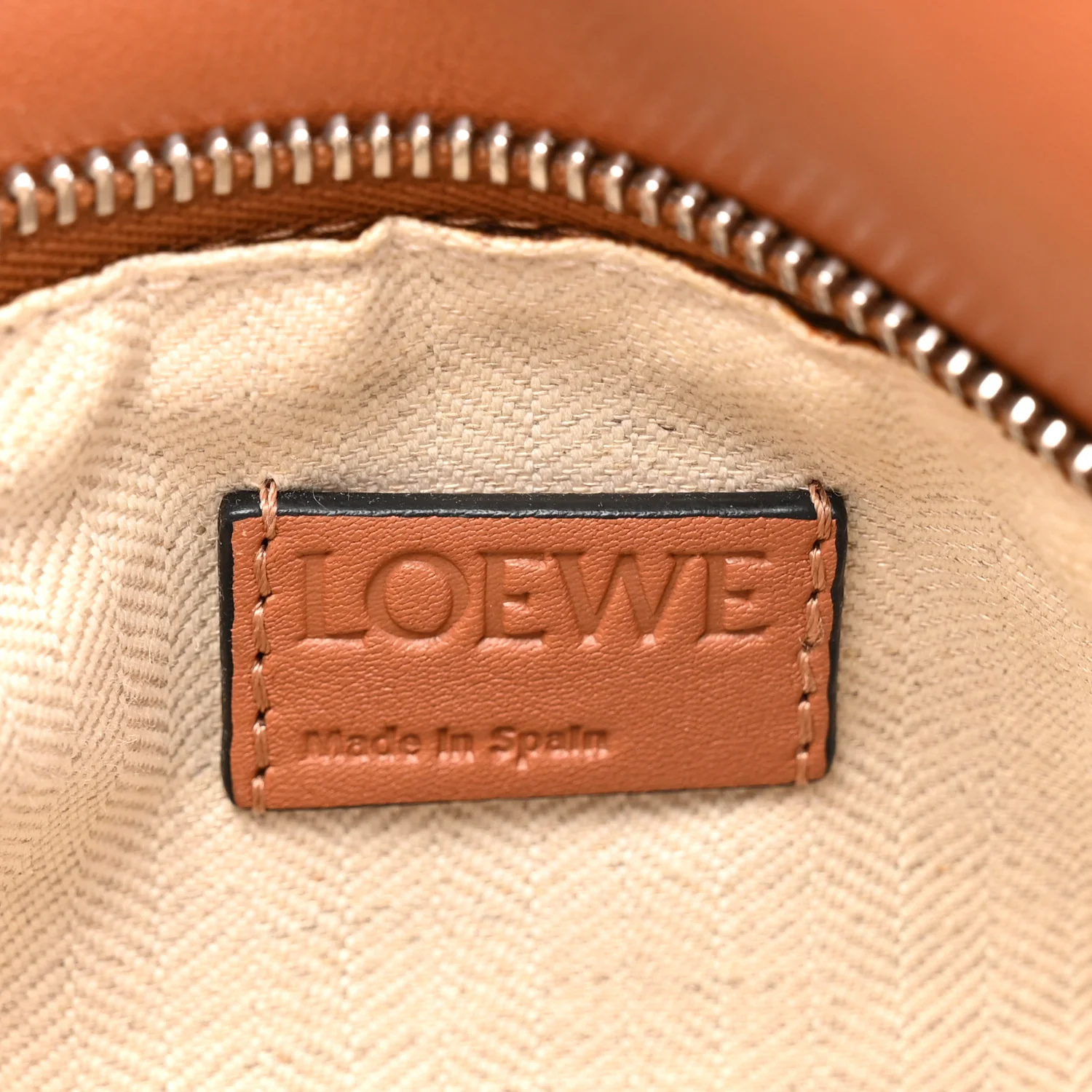 Calfskin Medium Puzzle Bag Tan - Image 10