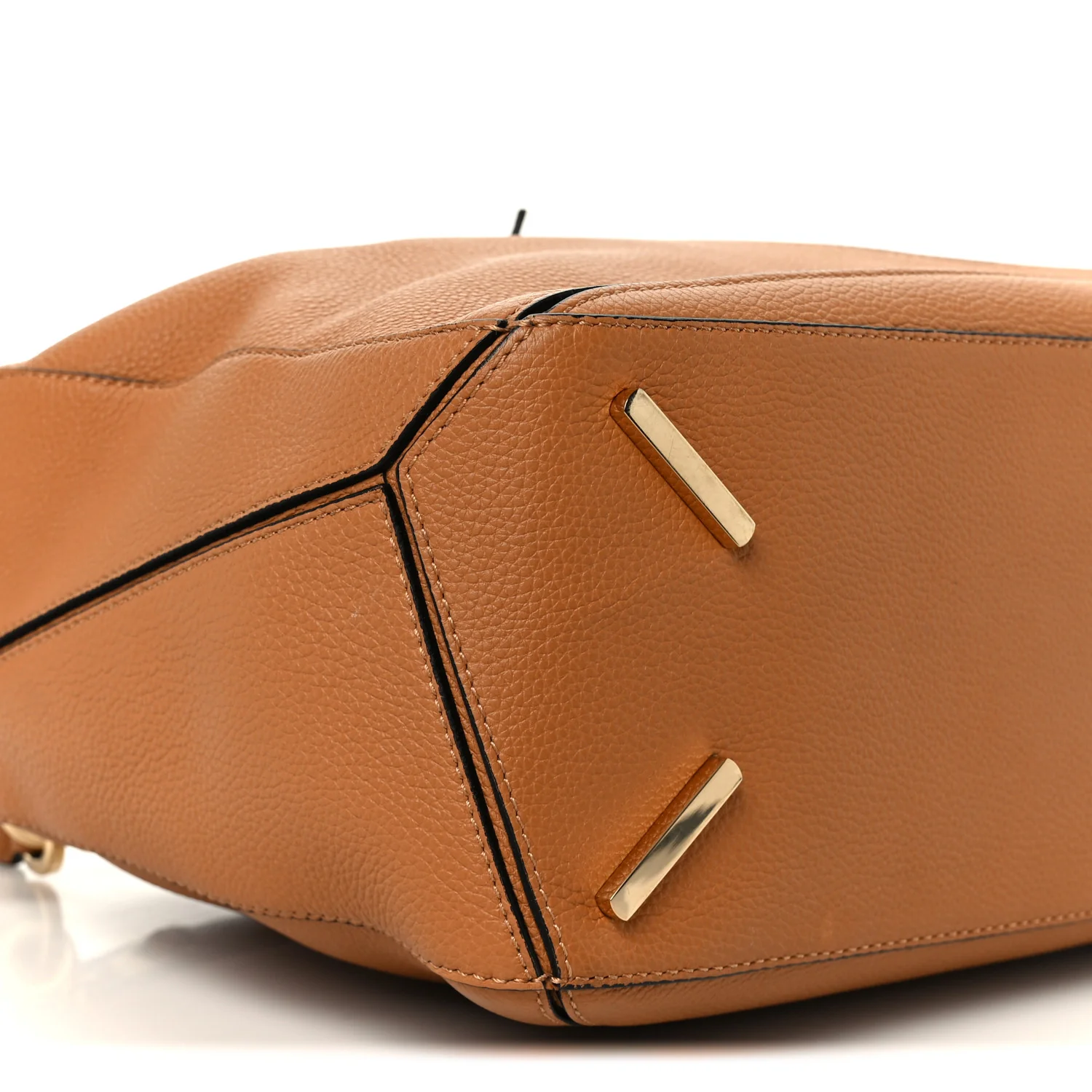 Calfskin Medium Puzzle Bag Tan - Image 10