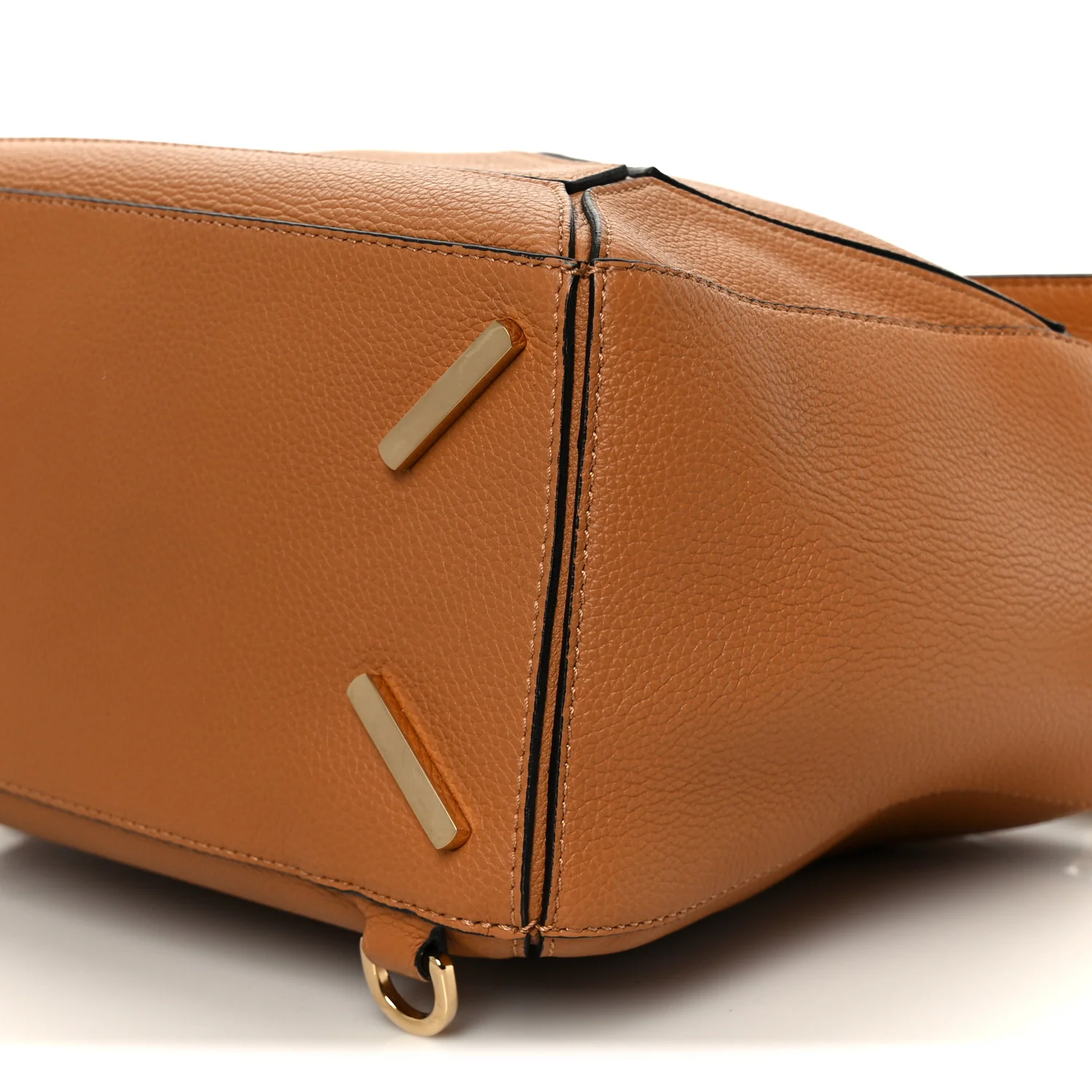 Calfskin Medium Puzzle Bag Tan - Image 11