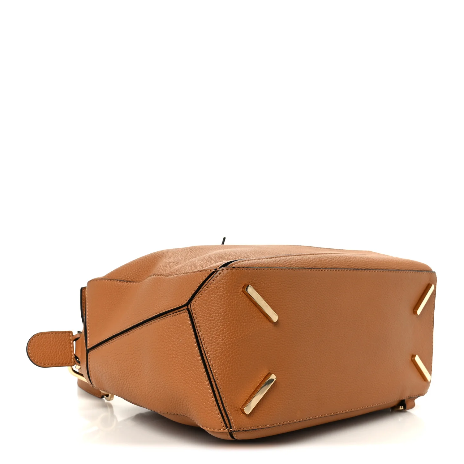 Calfskin Medium Puzzle Bag Tan - Image 4