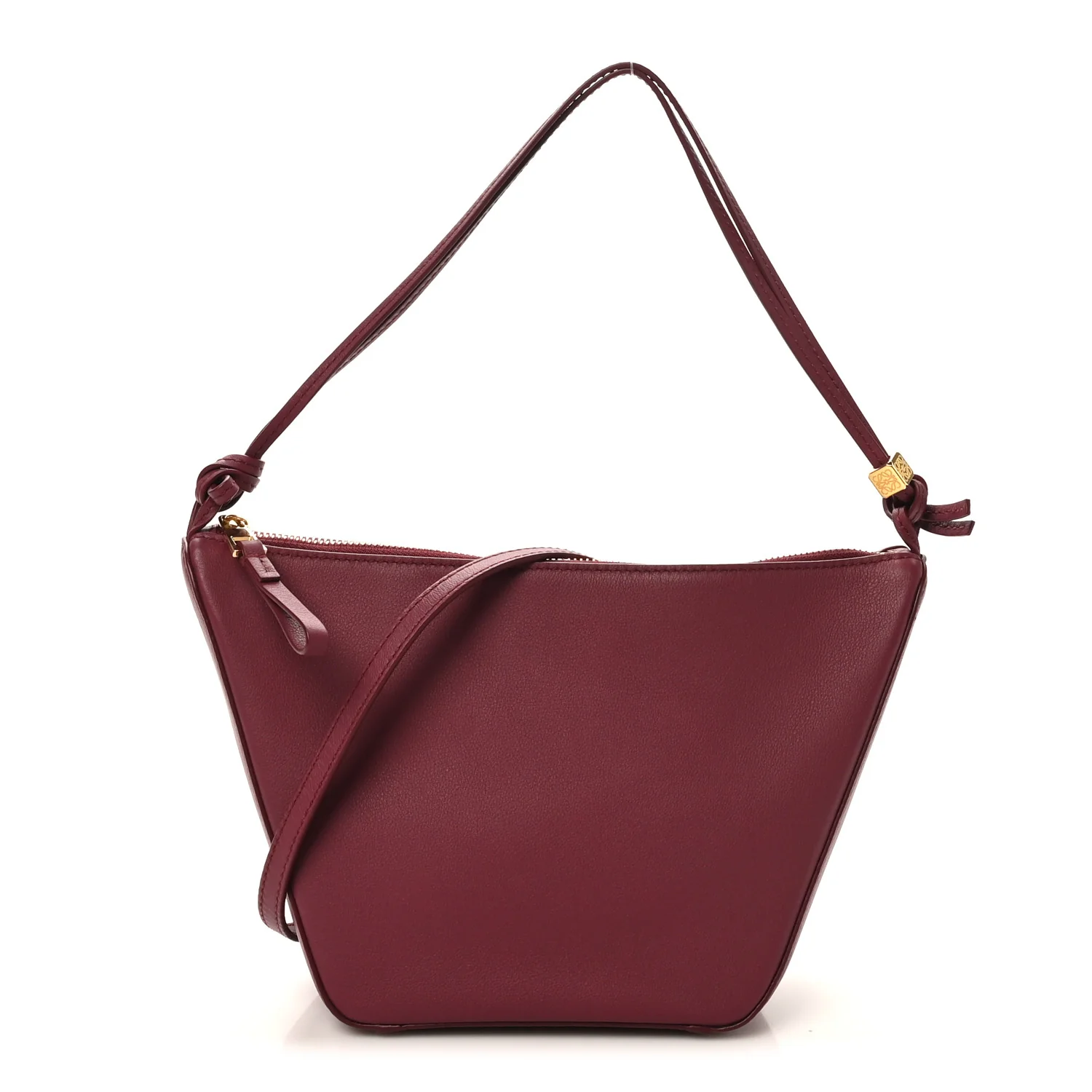 Calfskin Mini Hammock Hobo Raspberry
