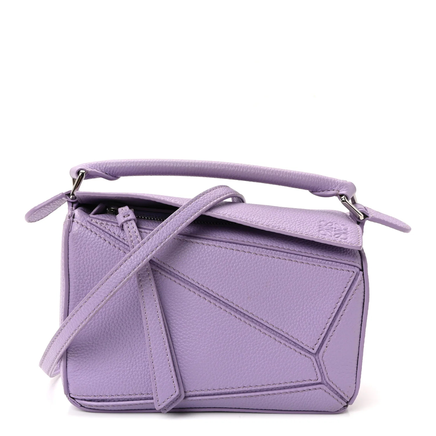 Calfskin Mini Puzzle Bag Light Mauve