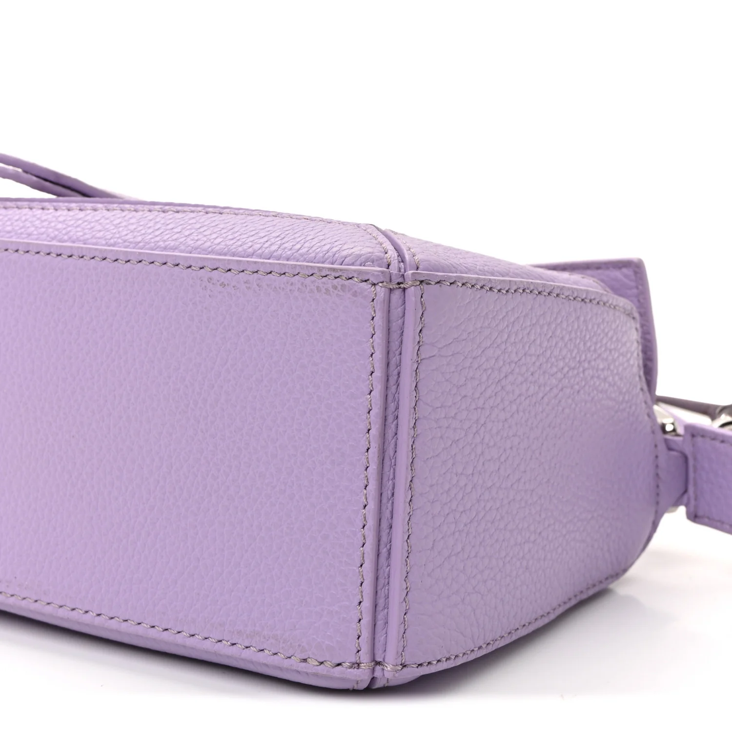 Calfskin Mini Puzzle Bag Light Mauve - Image 9