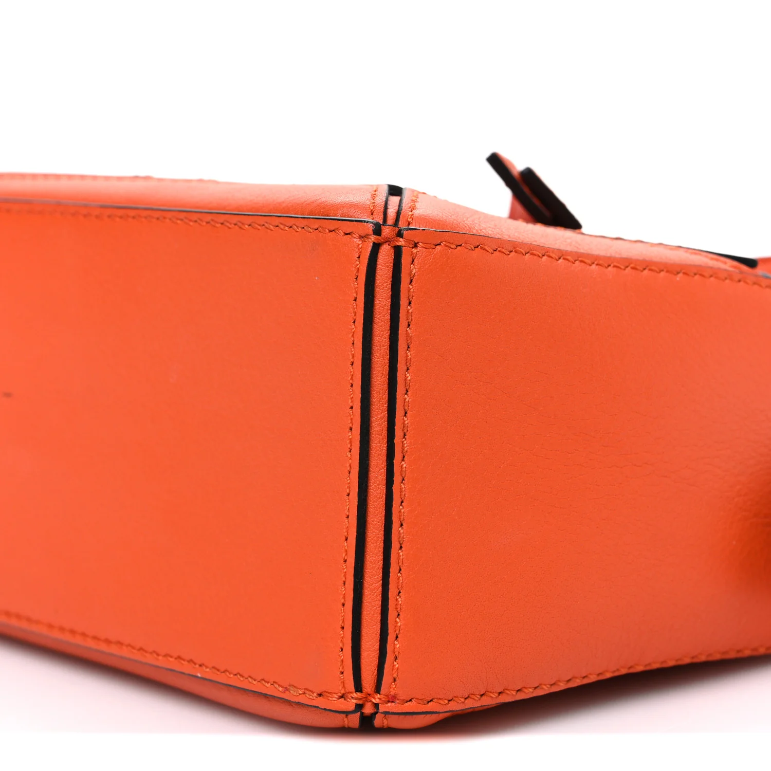 Calfskin Mini Puzzle Bag Orange - Image 10