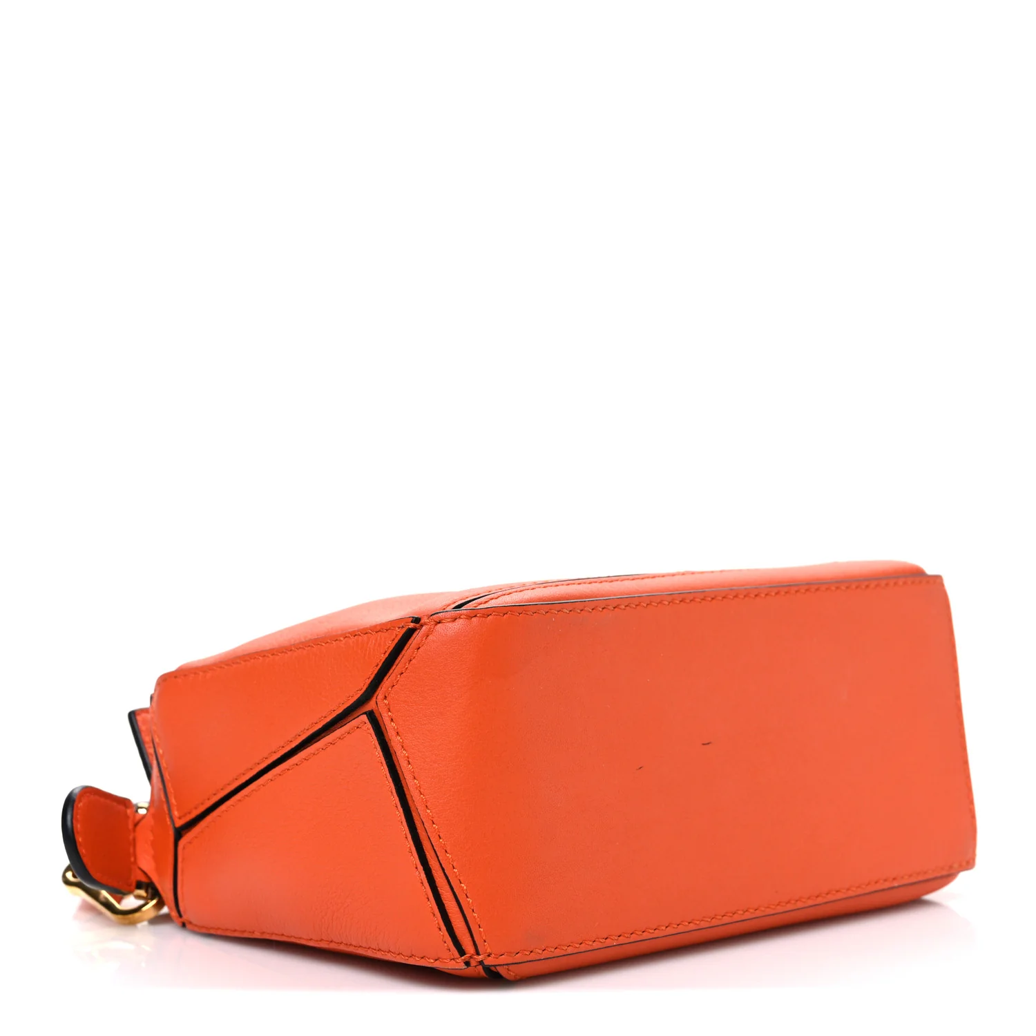 Calfskin Mini Puzzle Bag Orange - Image 4