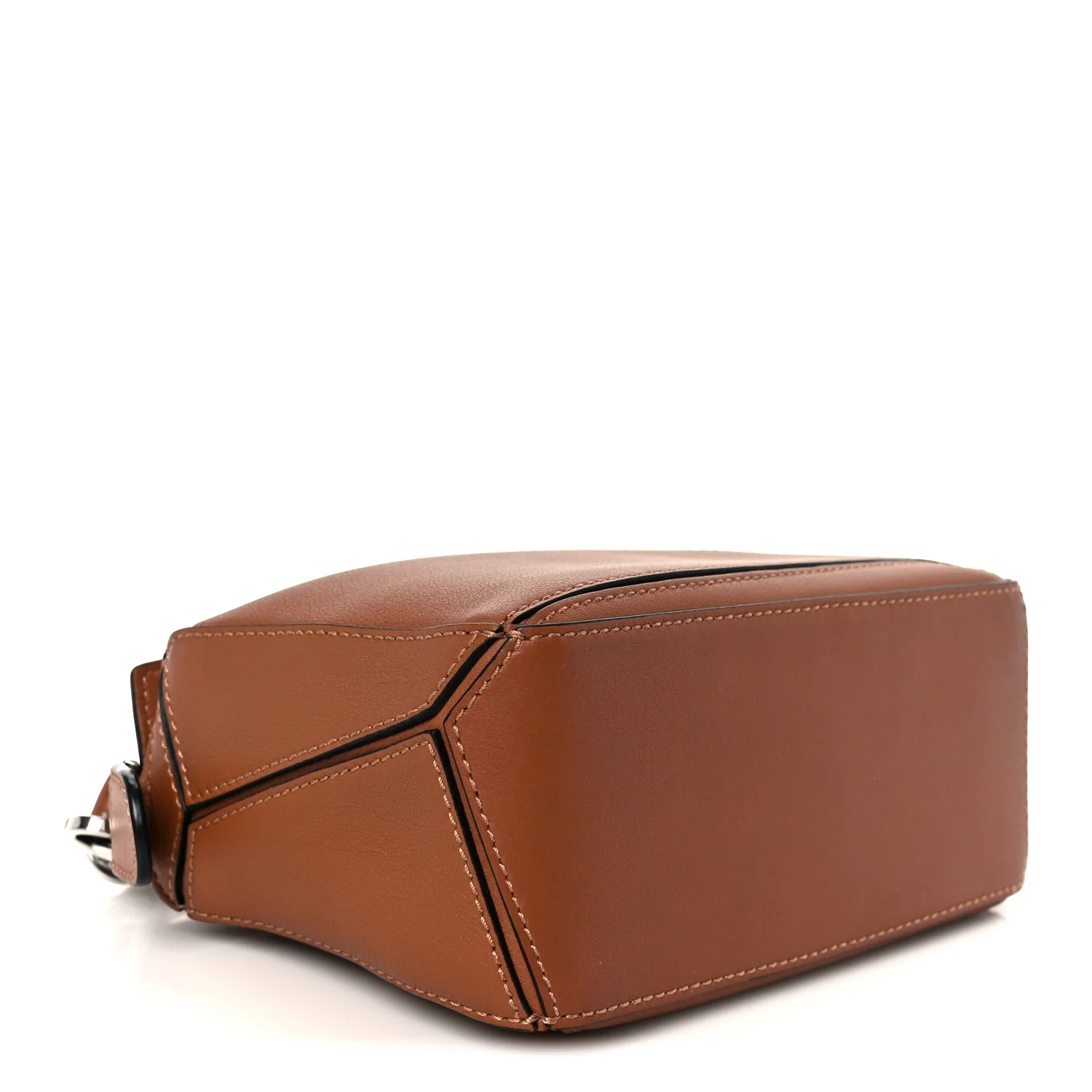 Calfskin Mini Puzzle Bag Tan - Image 4