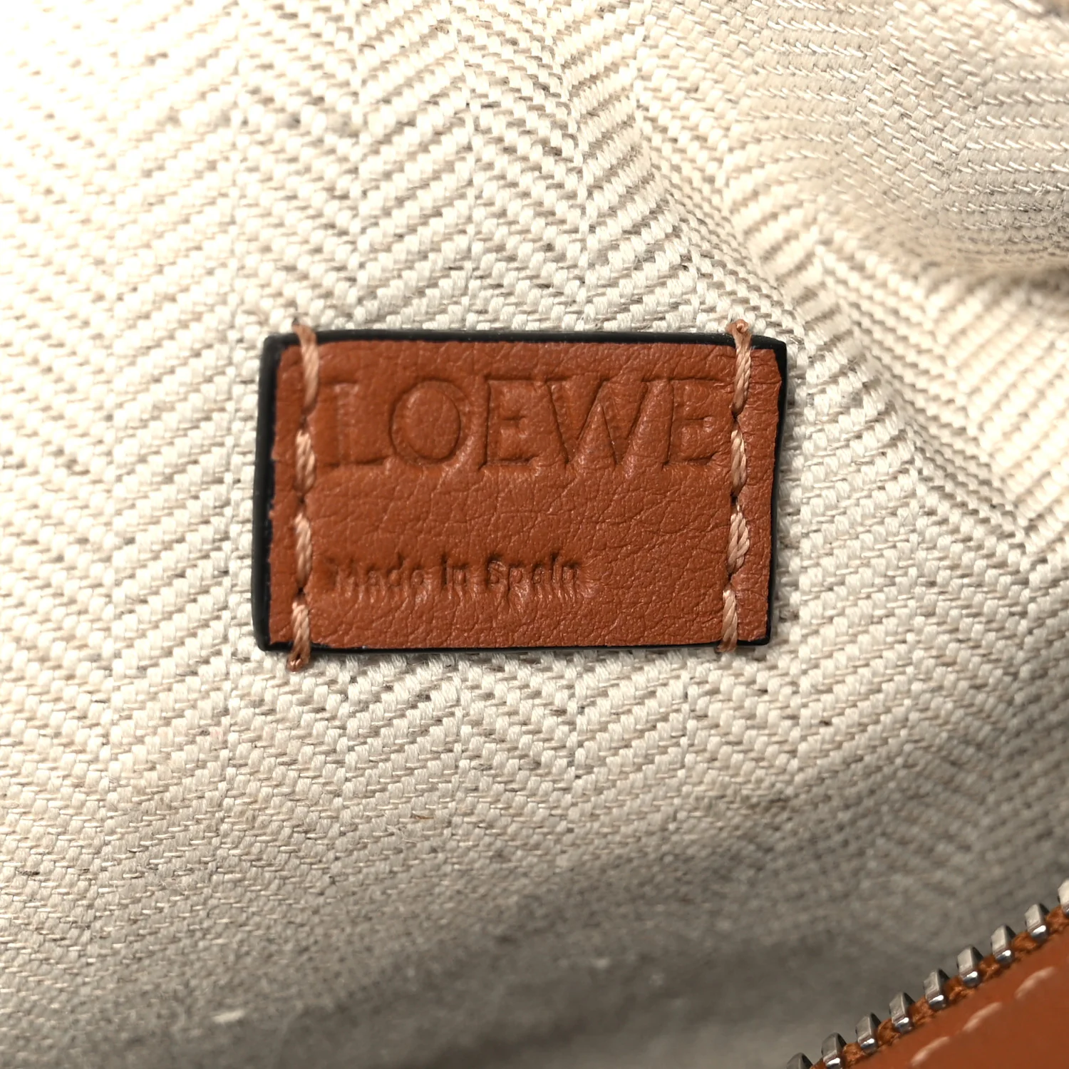 Calfskin Mini Puzzle Bag Tan - Image 6