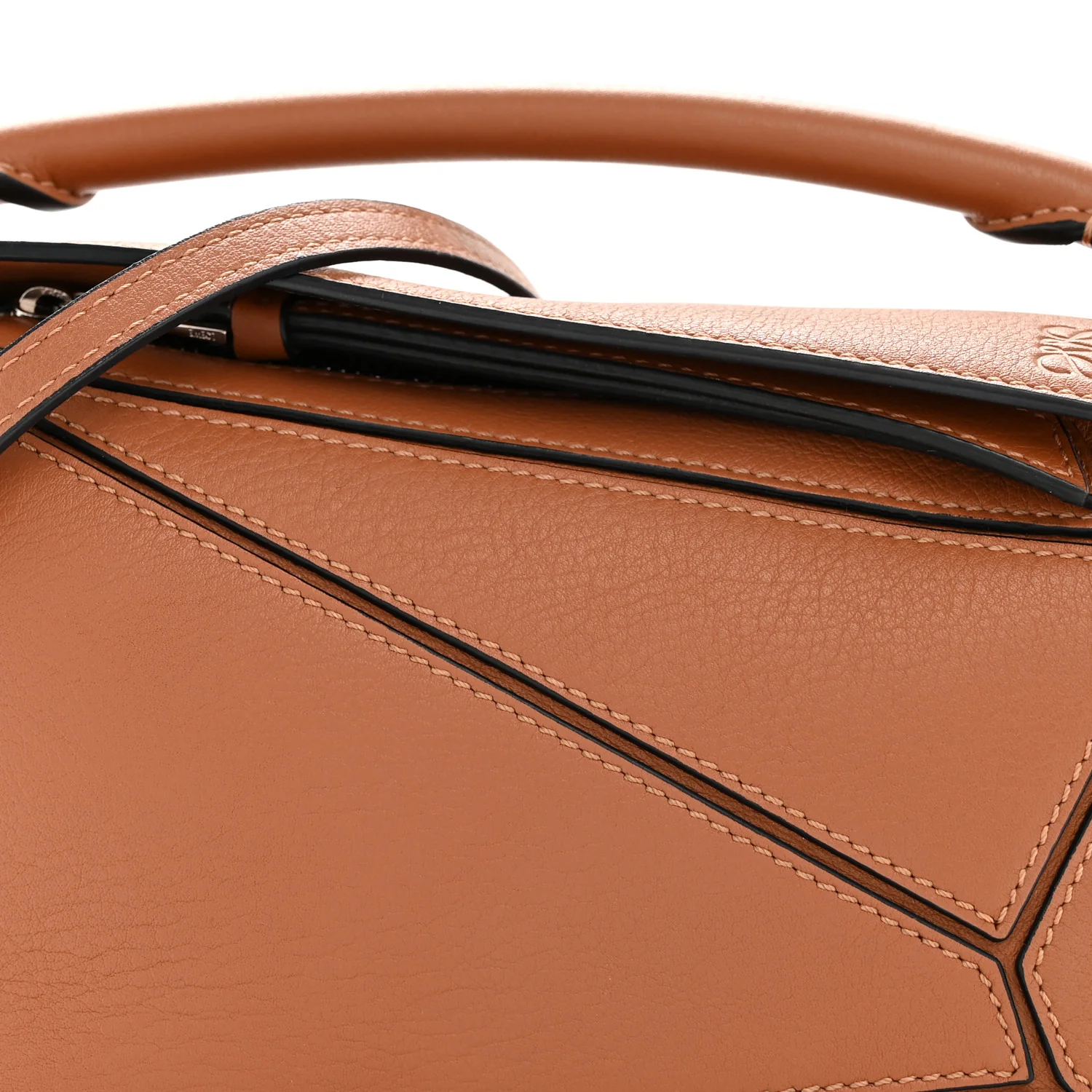 Calfskin Mini Puzzle Bag Tan - Image 20
