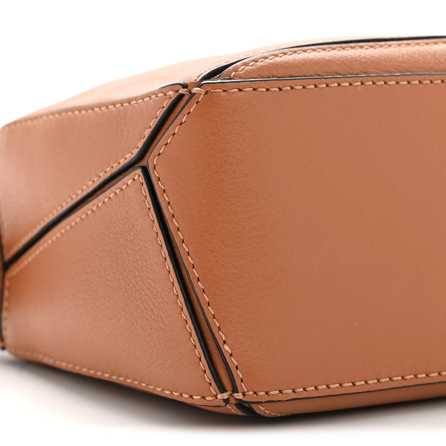 Calfskin Mini Puzzle Bag Tan - Image 23