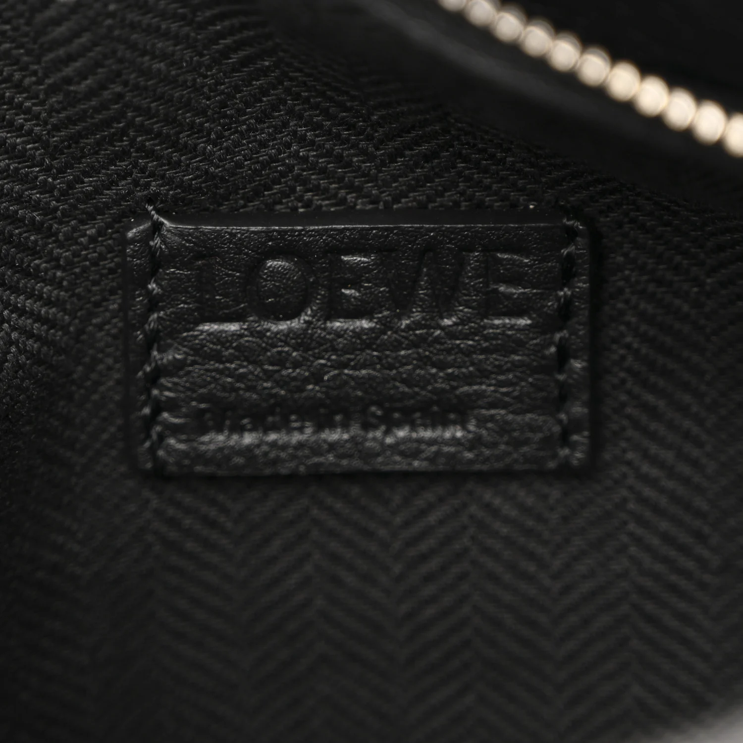 Calfskin Mini Puzzle Bumbag Black - Image 6