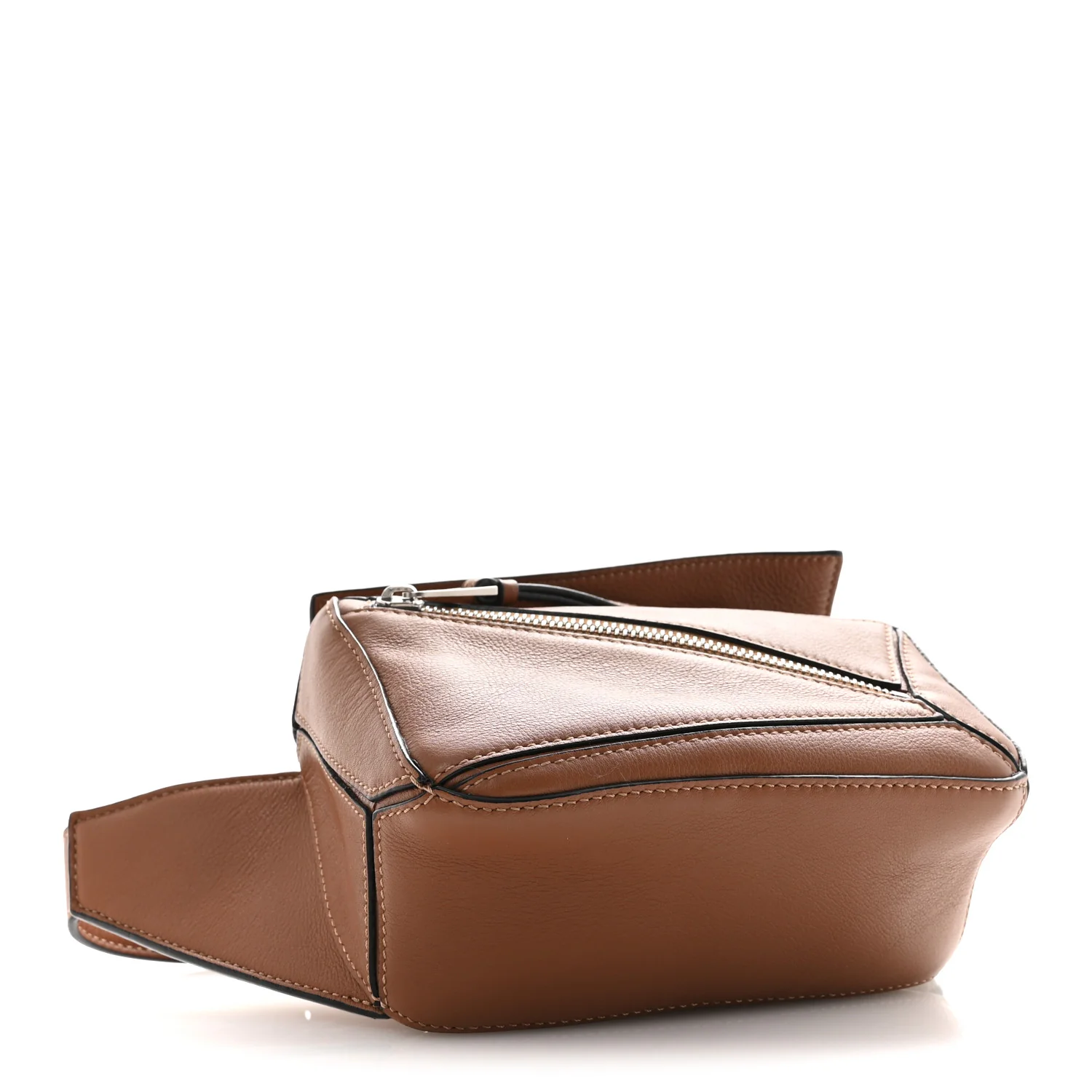 Calfskin Mini Puzzle Bumbag Tan - Image 4