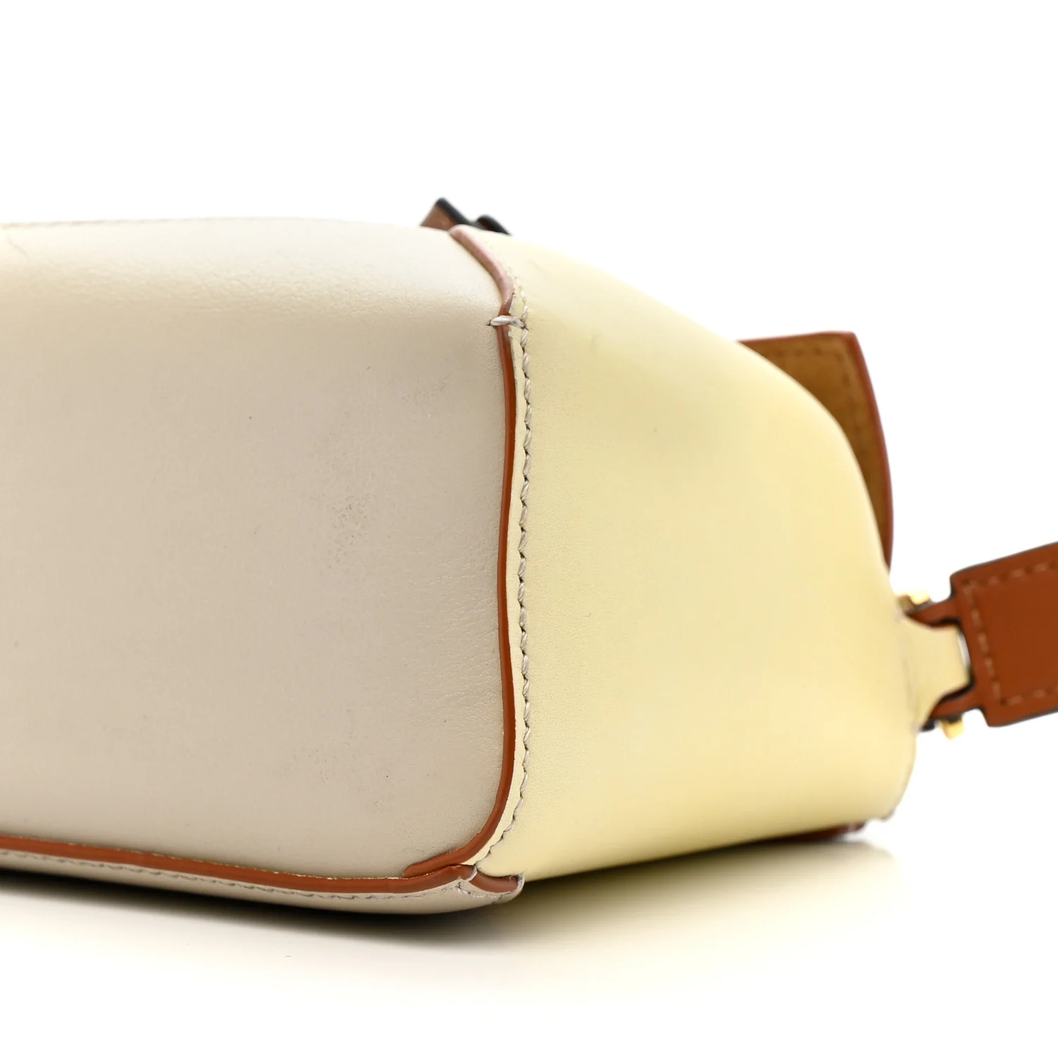 Calfskin Mini Puzzle Edge Bag Ghost Soft White - Image 10