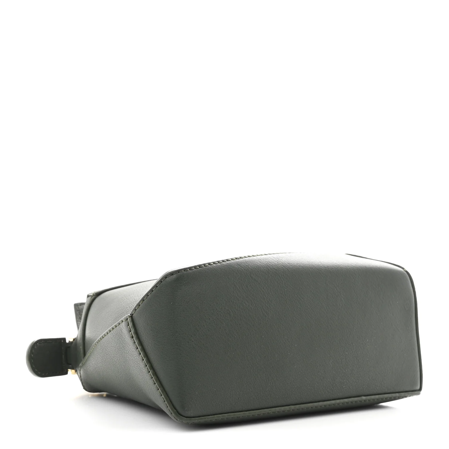 Calfskin Mini Puzzle Edge Bag Vintage Khaki - Image 4