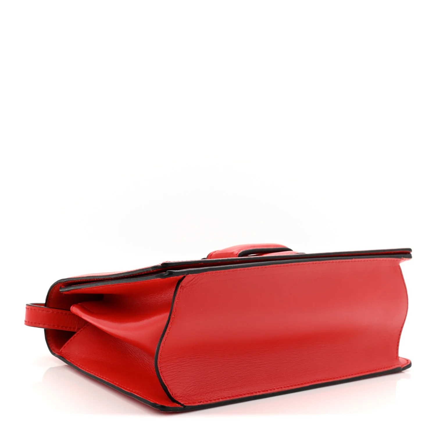 Calfskin Small Barcelona Shoulder Bag Red - Image 4