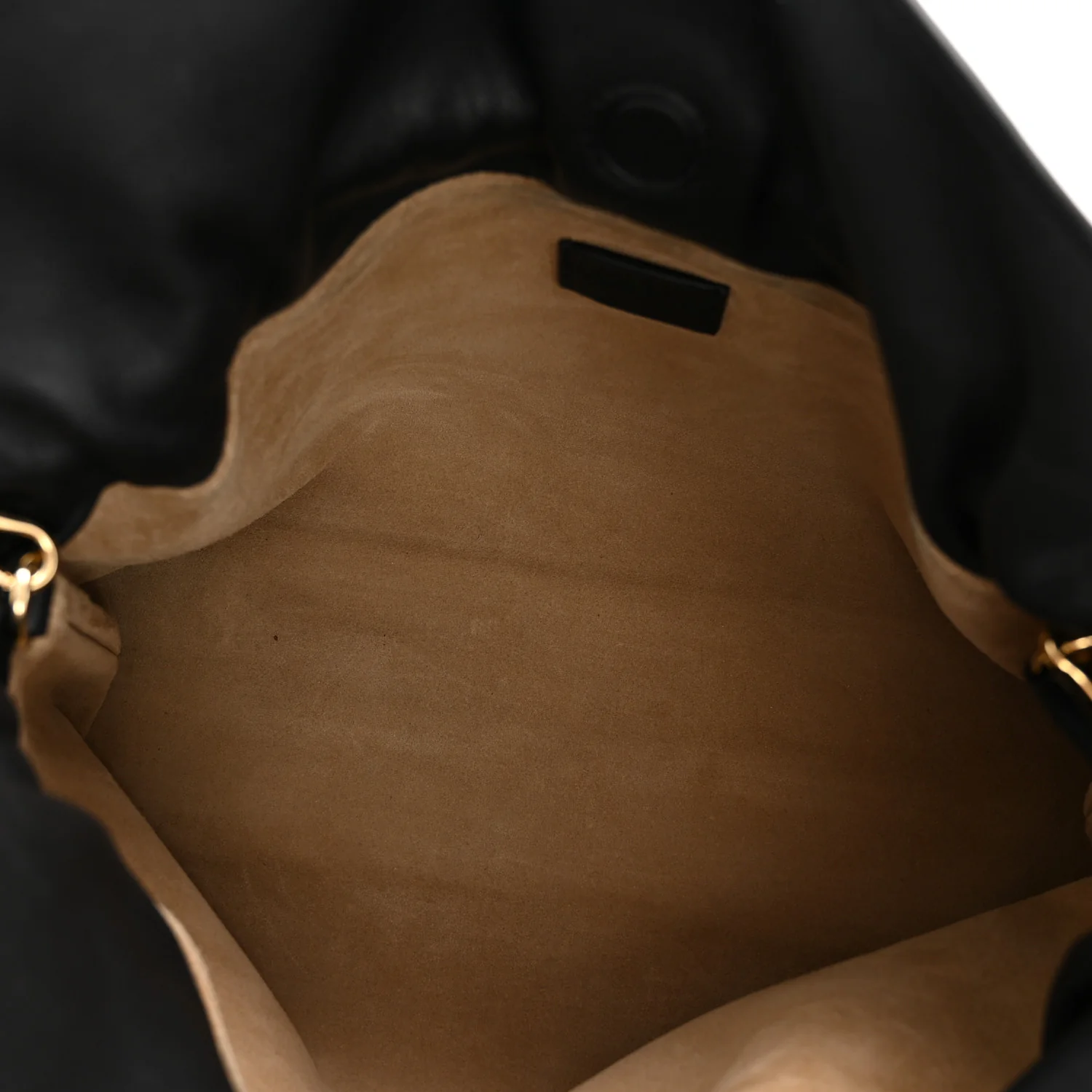 Calfskin Small Flamenco Knot Bag Black - Image 5
