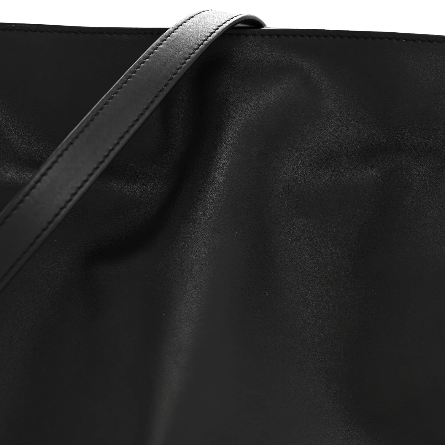 Calfskin Small Flamenco Knot Bag Black - Image 8