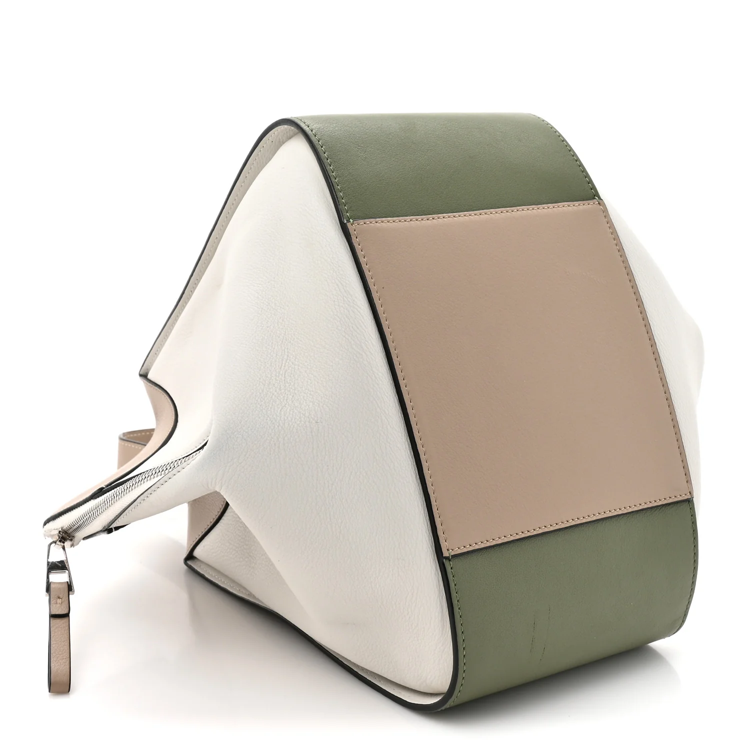 Calfskin Small Hammock Shoulder Bag Avocado Green Sand - Image 4