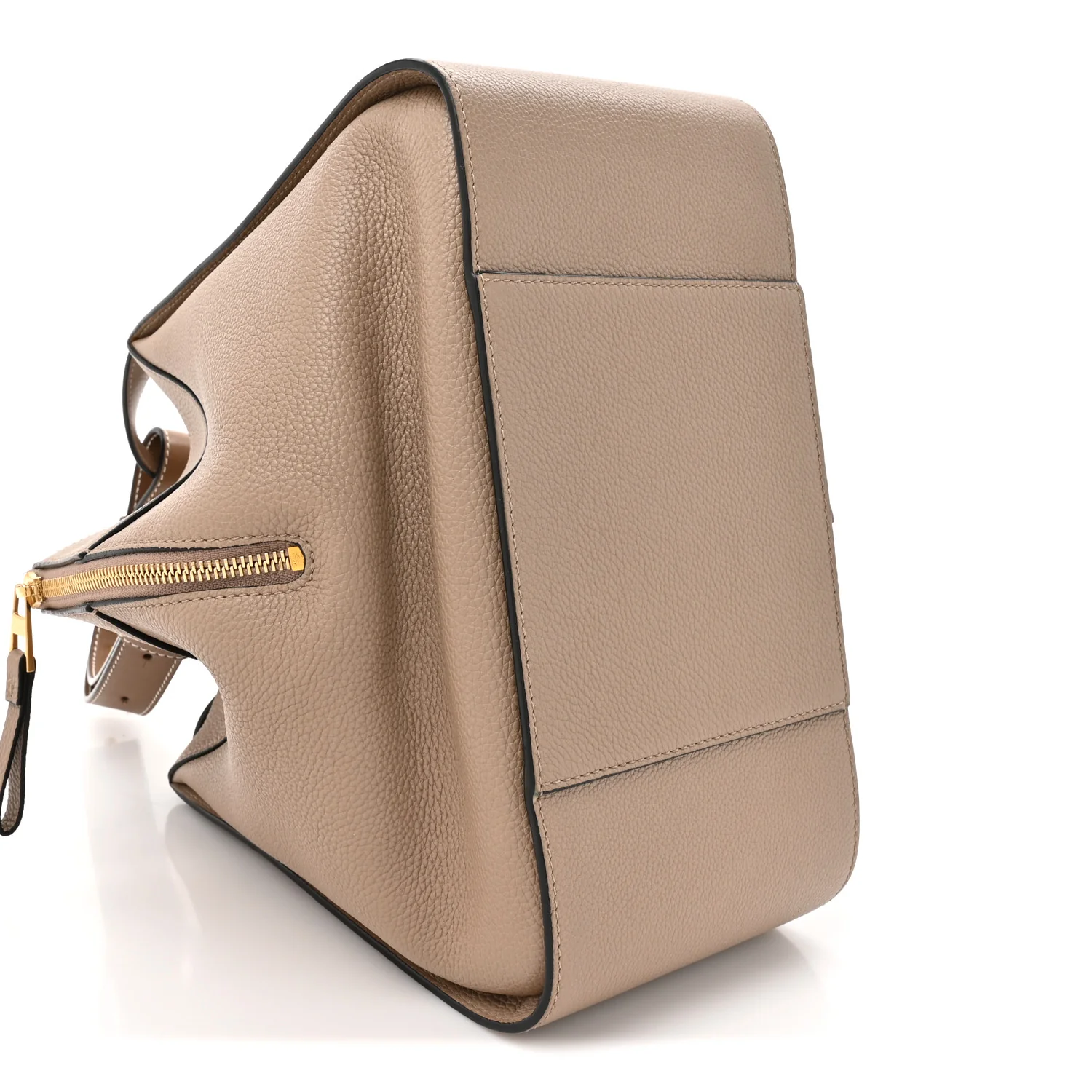 Calfskin Small Hammock Shoulder Bag Sand Mink - Image 4