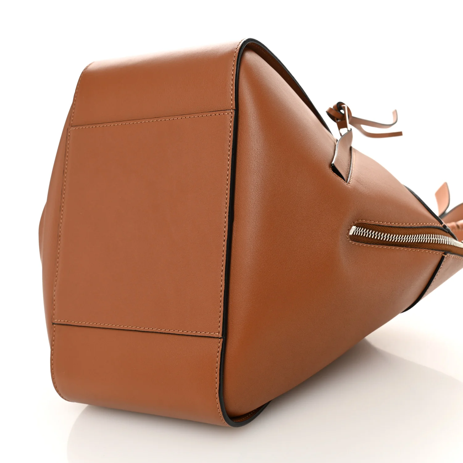 Calfskin Small Hammock Shoulder Bag Tan - Image 10